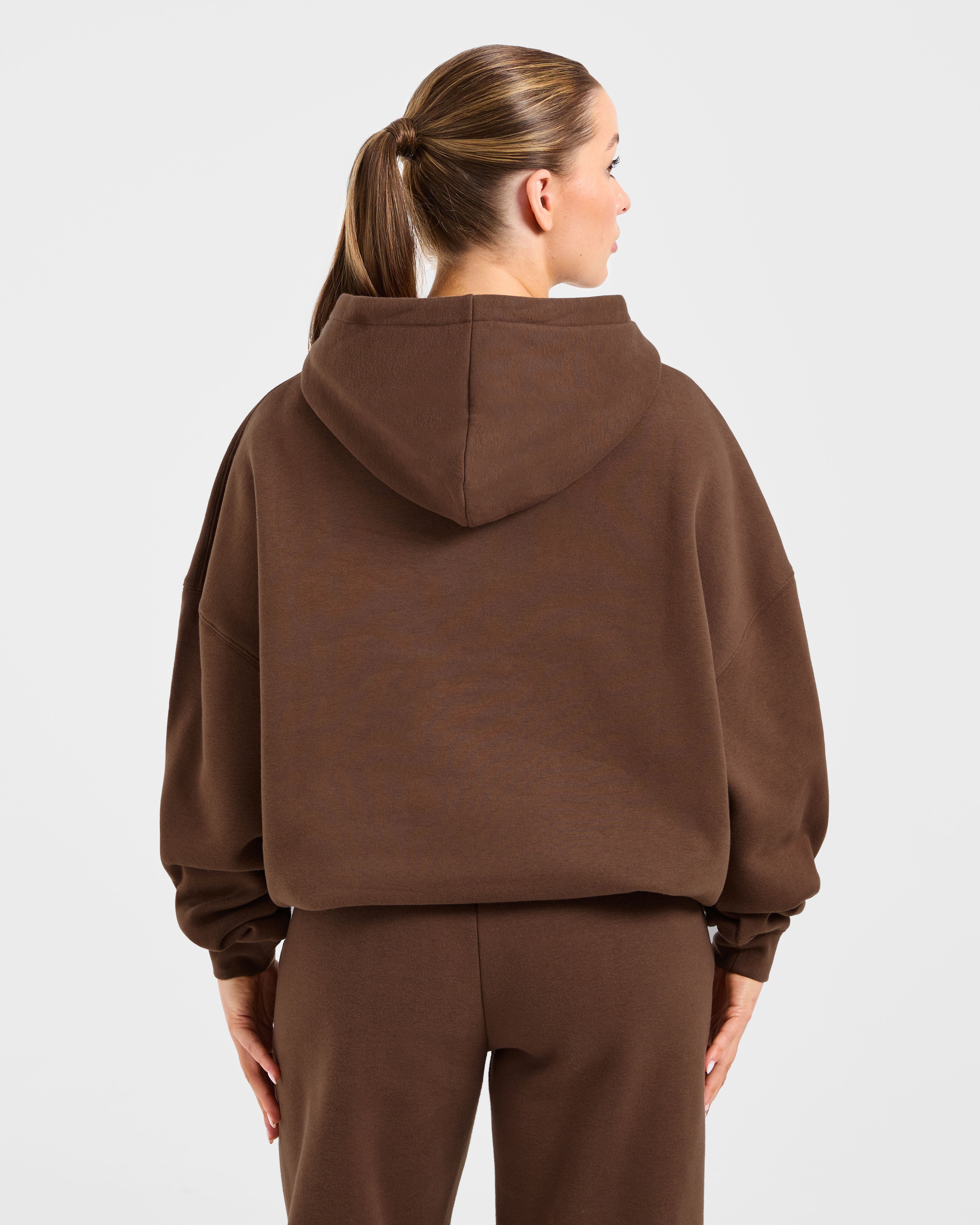 Varsity 2.0 Oversized Hoodie - Braun