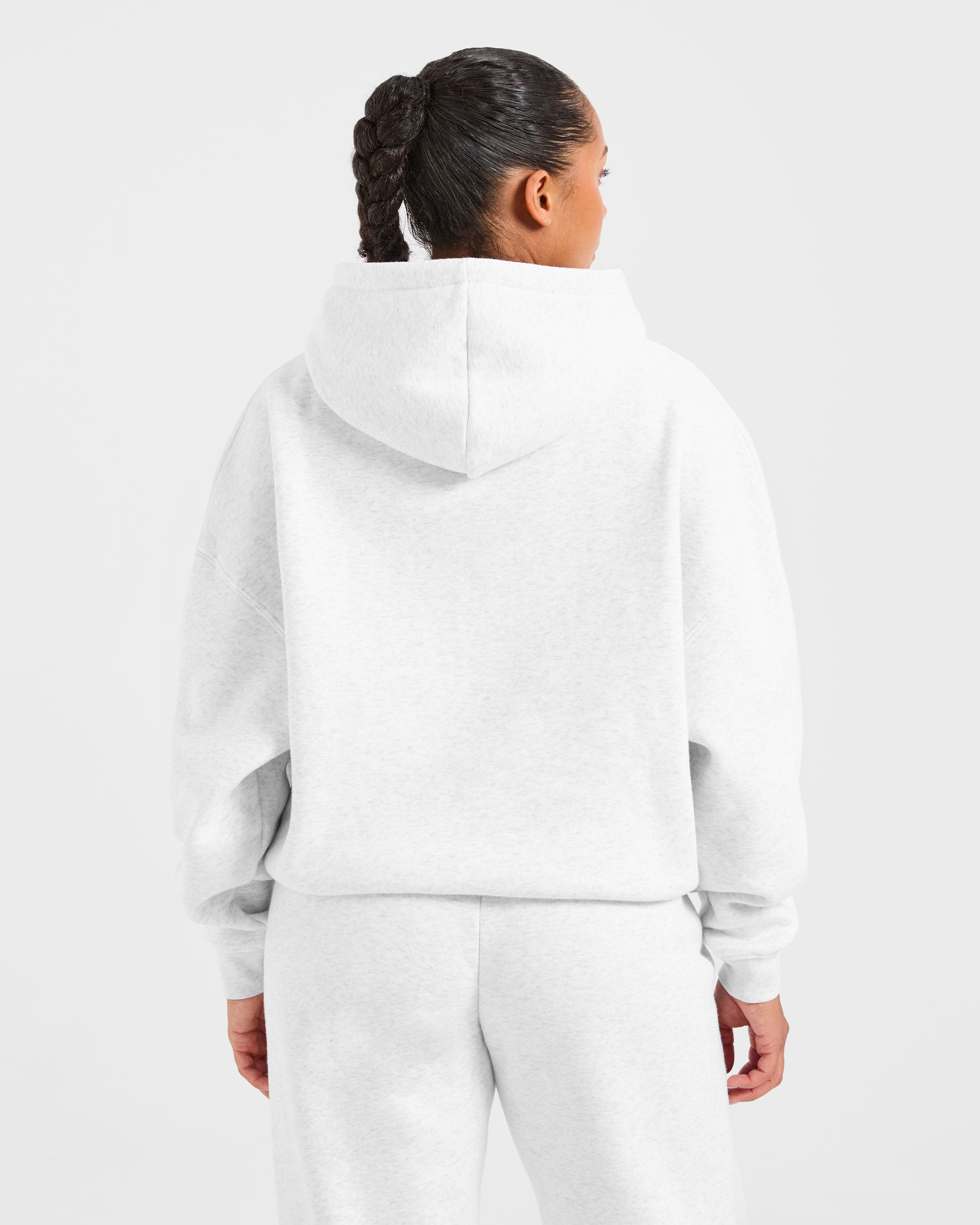 Varsity 2.0 Oversized Hoodie - Heather Grau