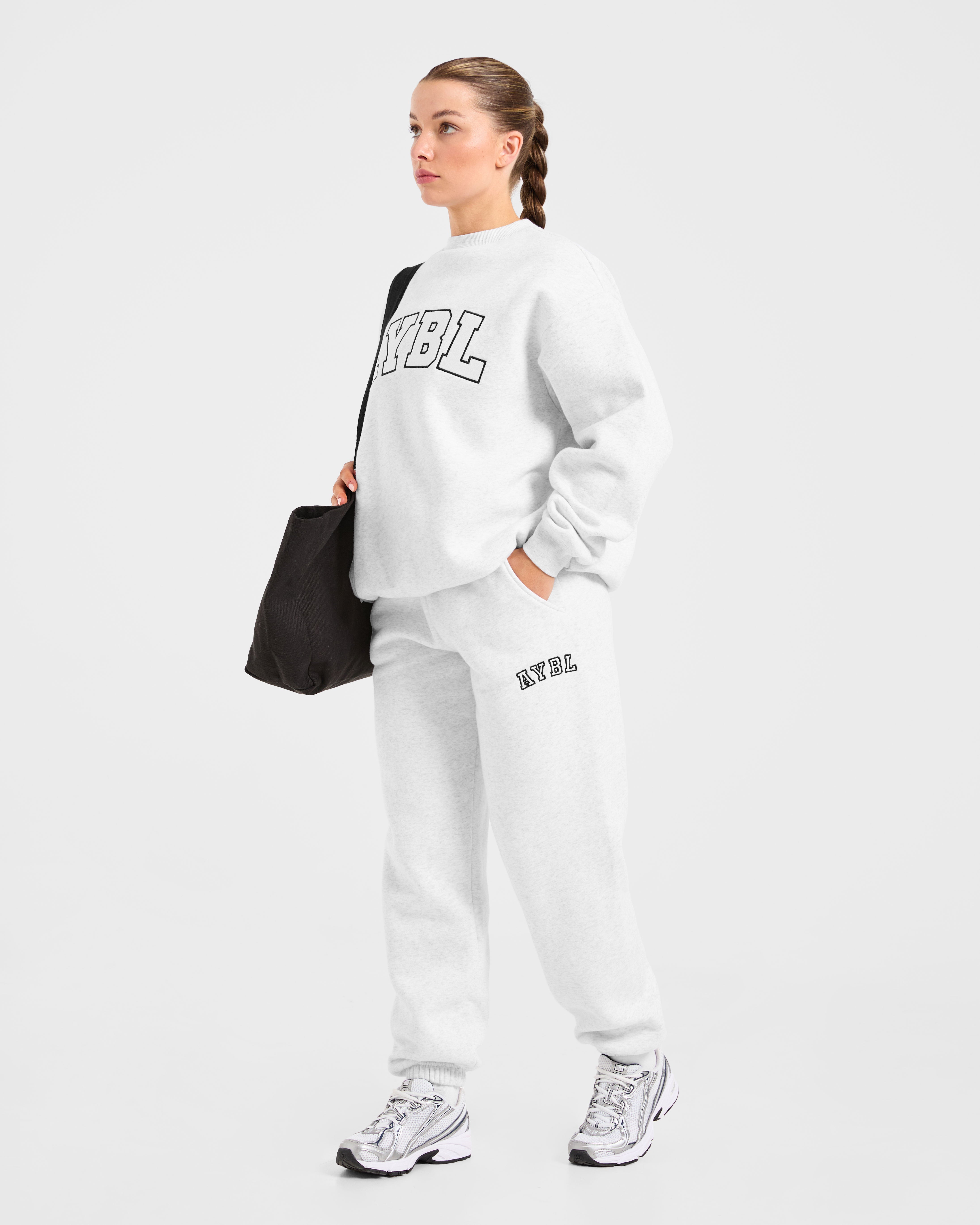 Varsity 2.0 Oversized Sweatshirt - Heather Grau