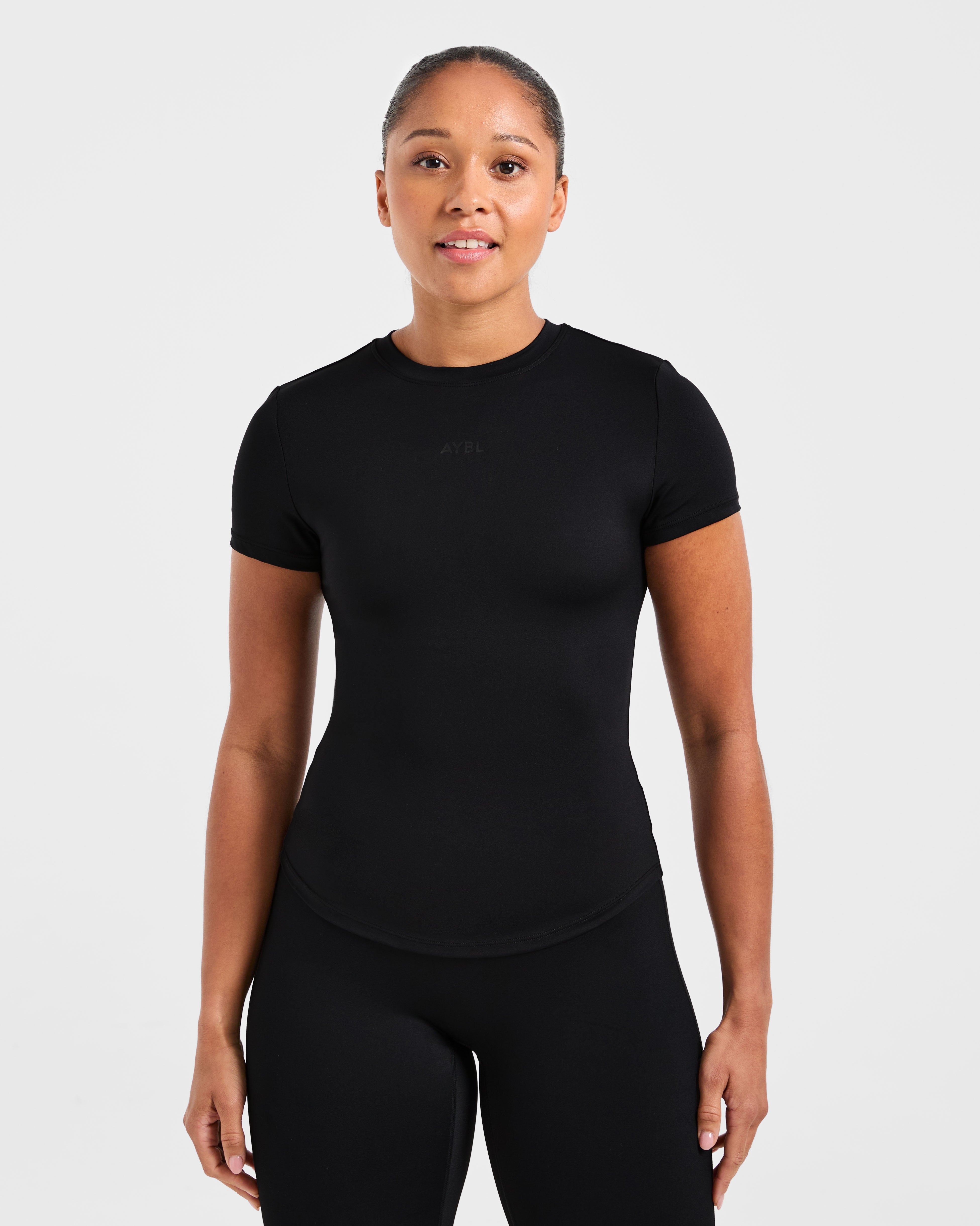 Sculpt T Shirt - Schwarz