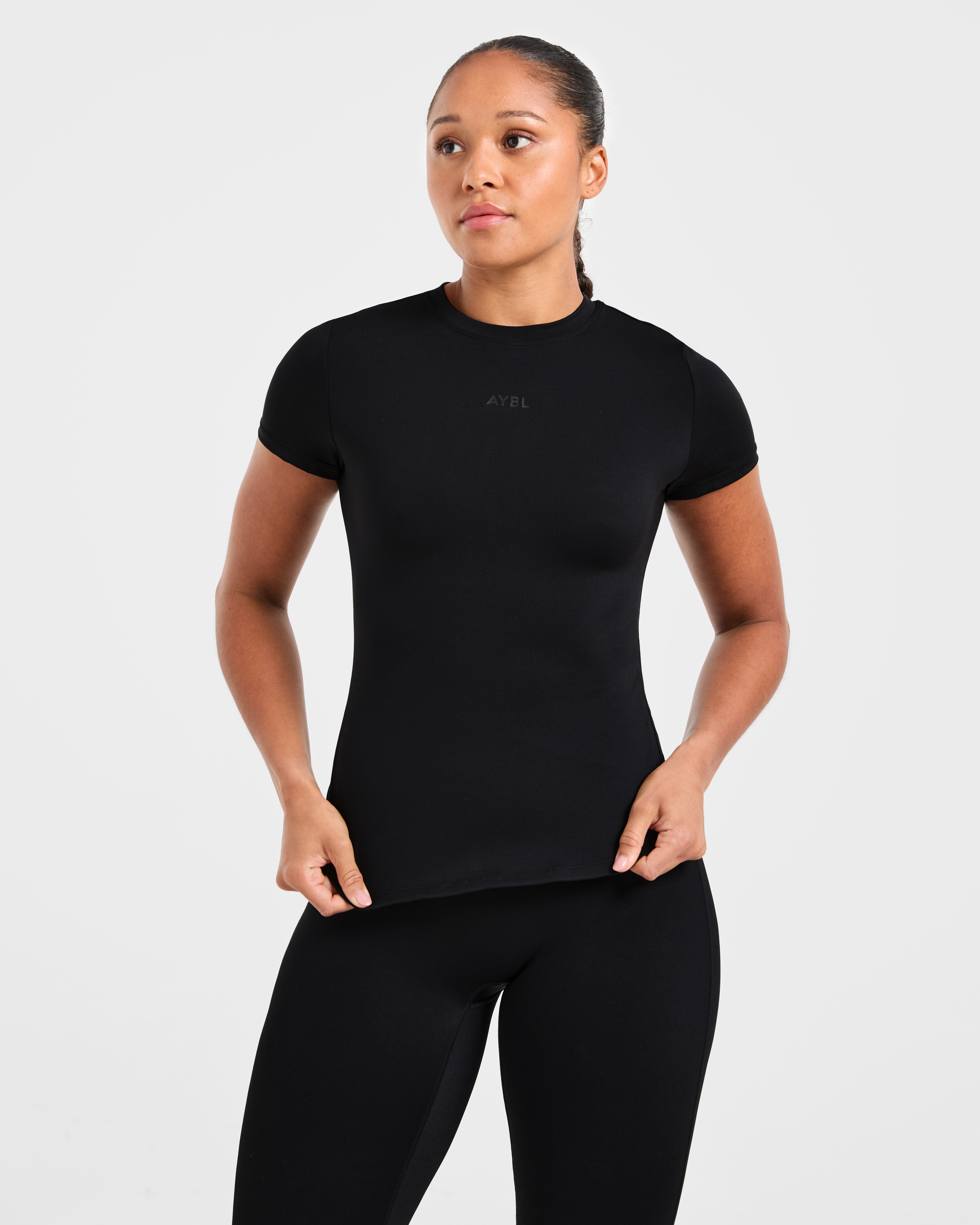 Sculpt T Shirt - Schwarz