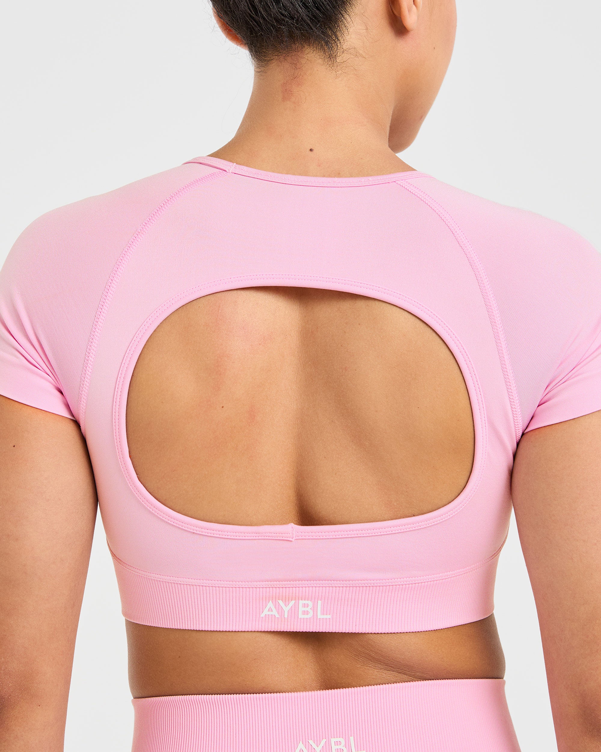 Adapt Seamless Crop Top - Spring Rosa