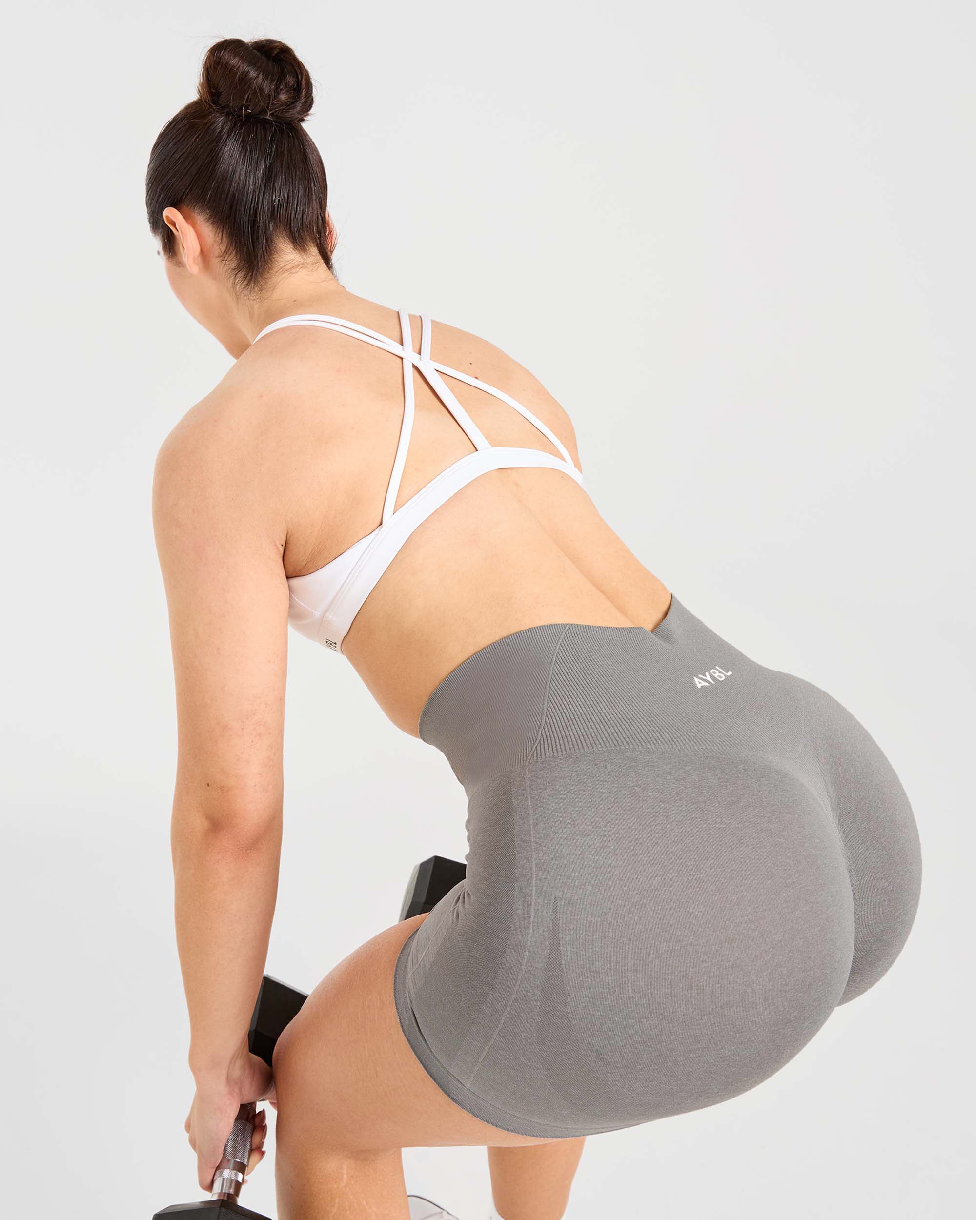 Essential Strappy Sports Bra - Weiß
