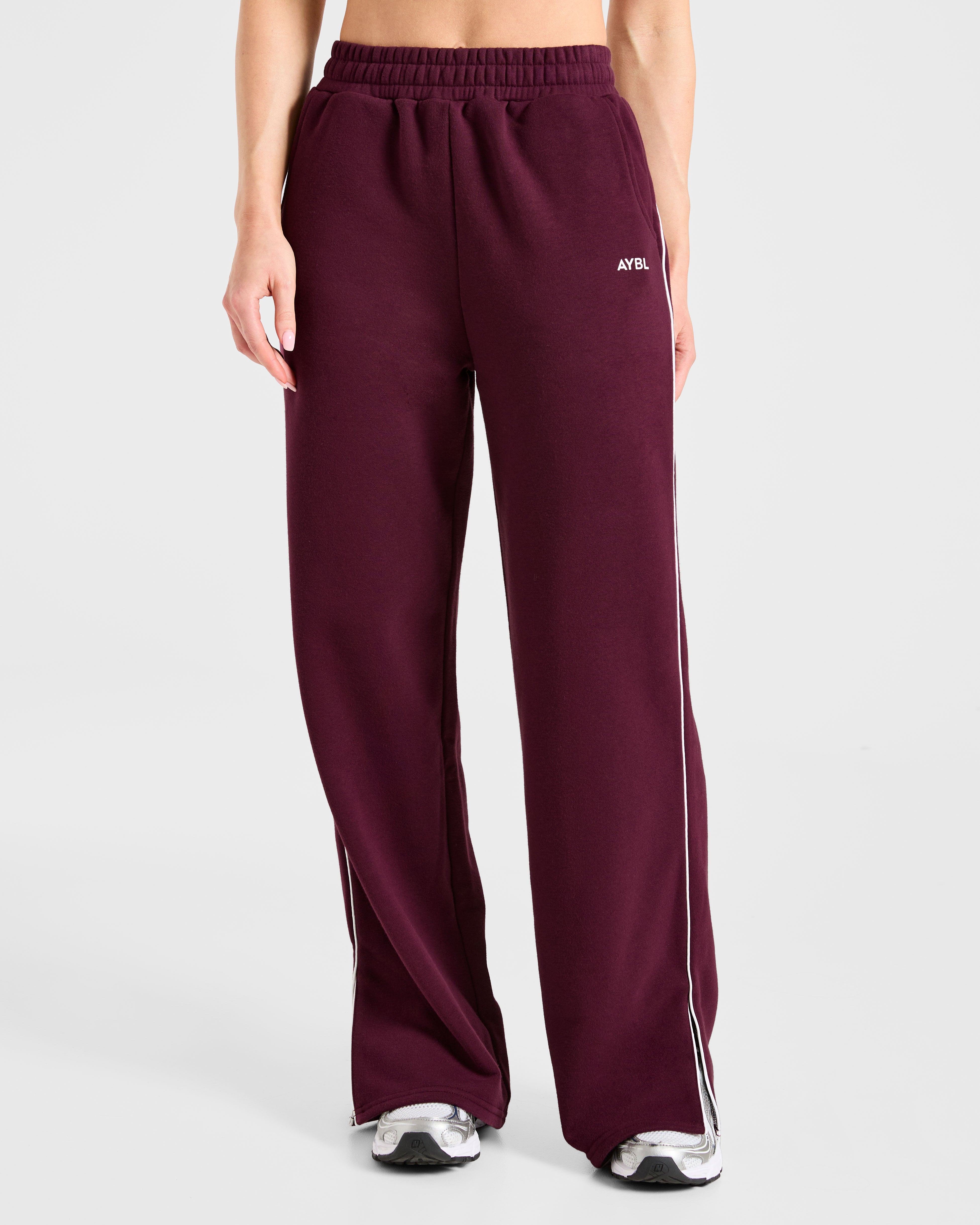 Form Straight Leg Joggers - Deep Mulberry
