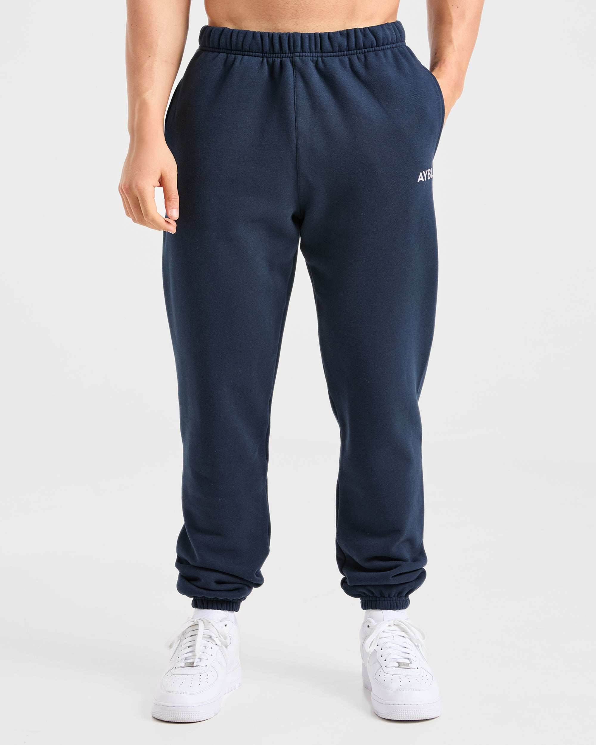 Essential Oversized Joggers - Navy