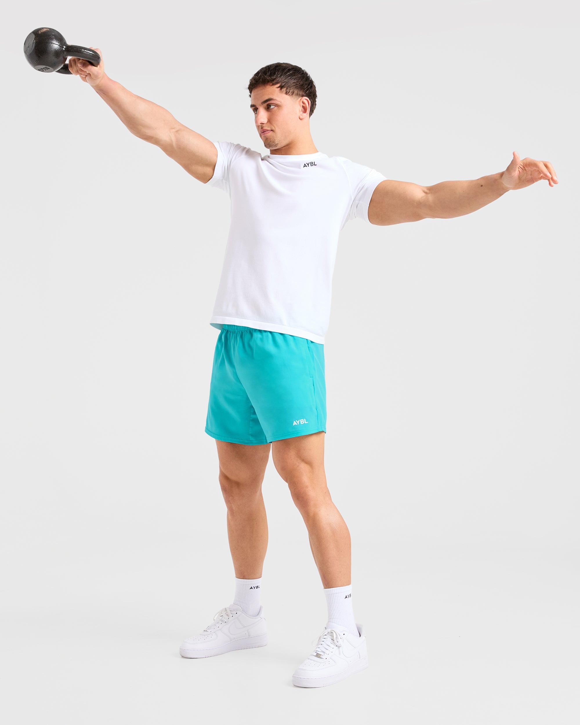 Core 5" Shorts - Aqua Blau