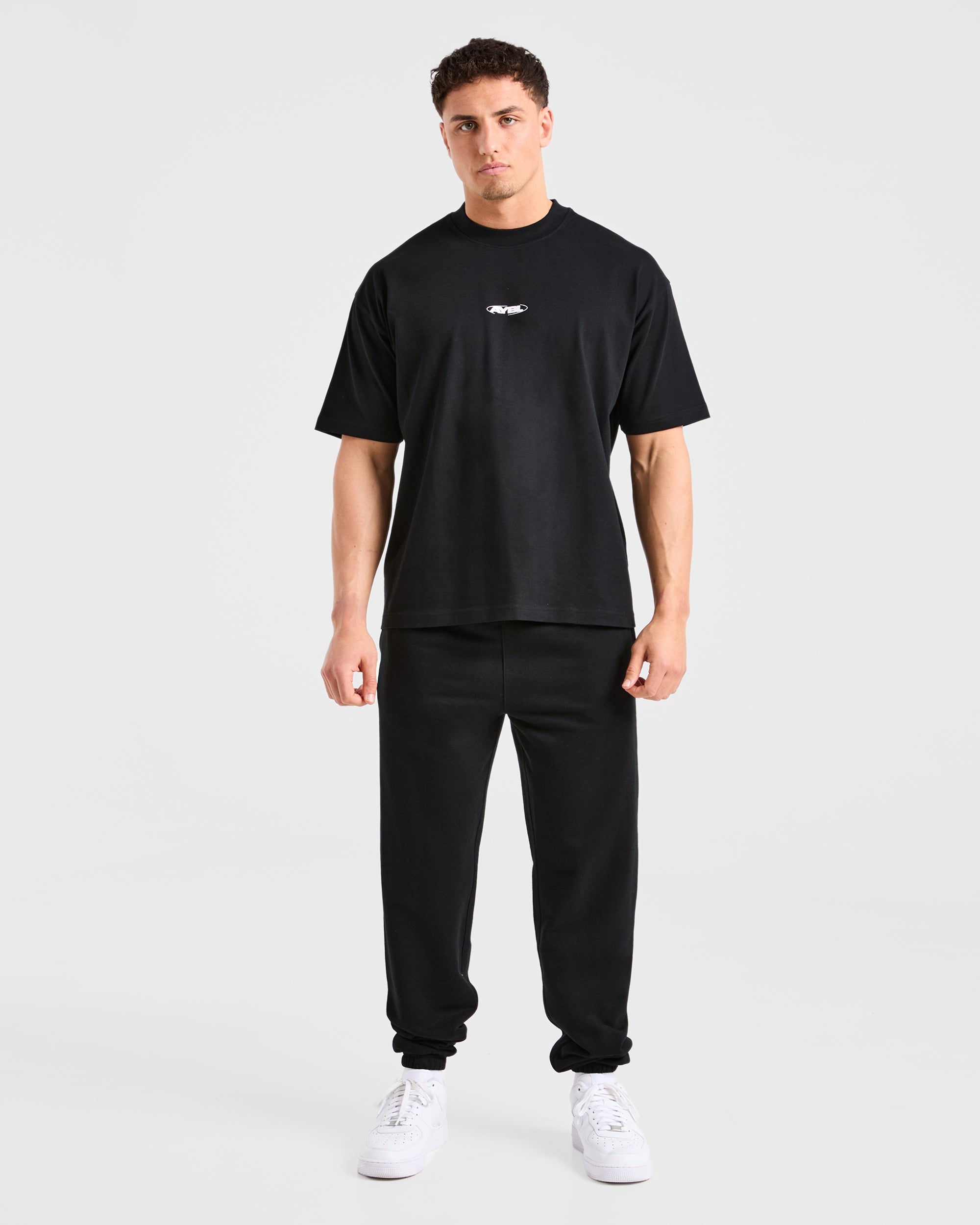 Orbit Oversized T Shirt - Schwarz