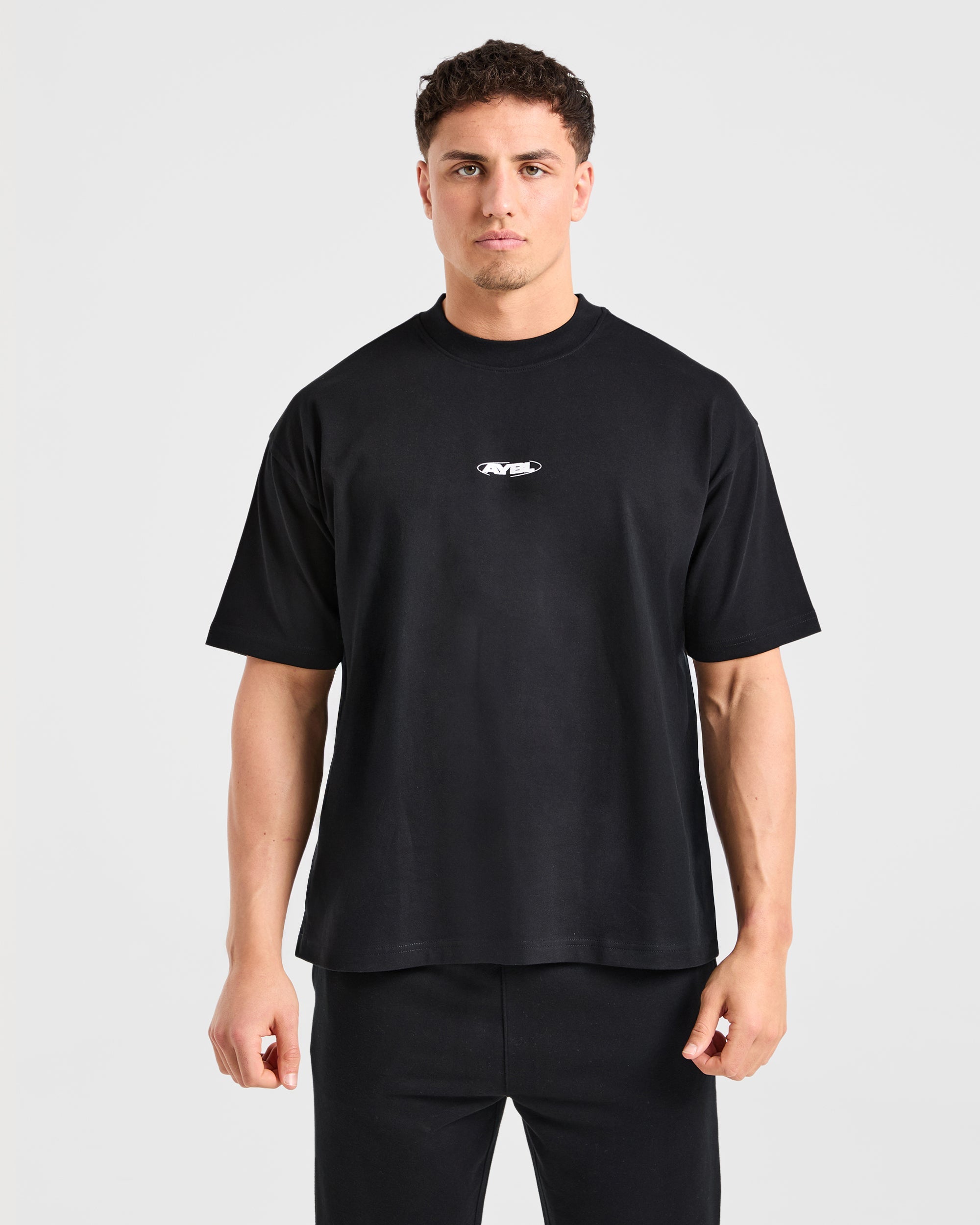 Orbit Oversized T Shirt - Schwarz