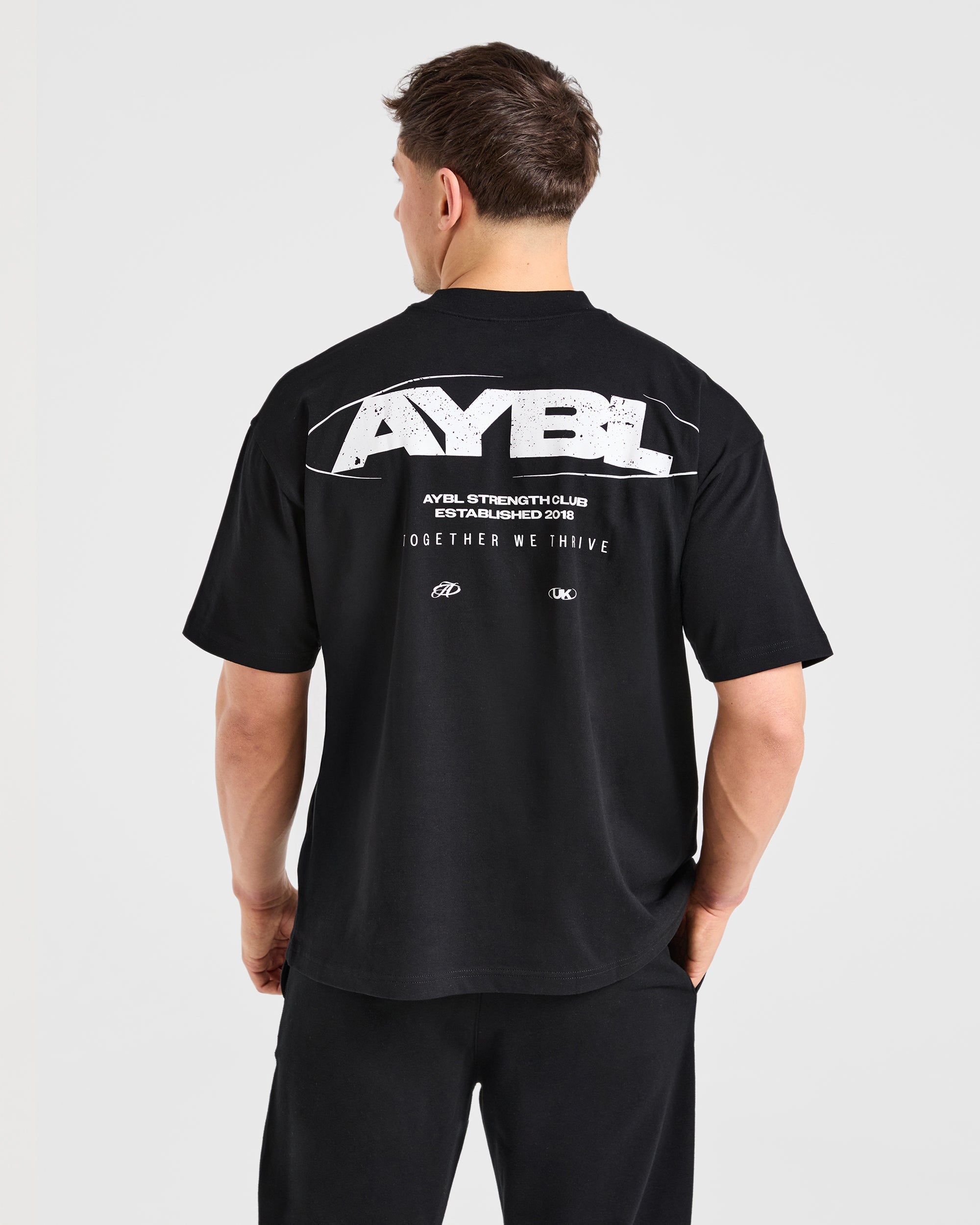 Orbit Oversized T Shirt - Schwarz