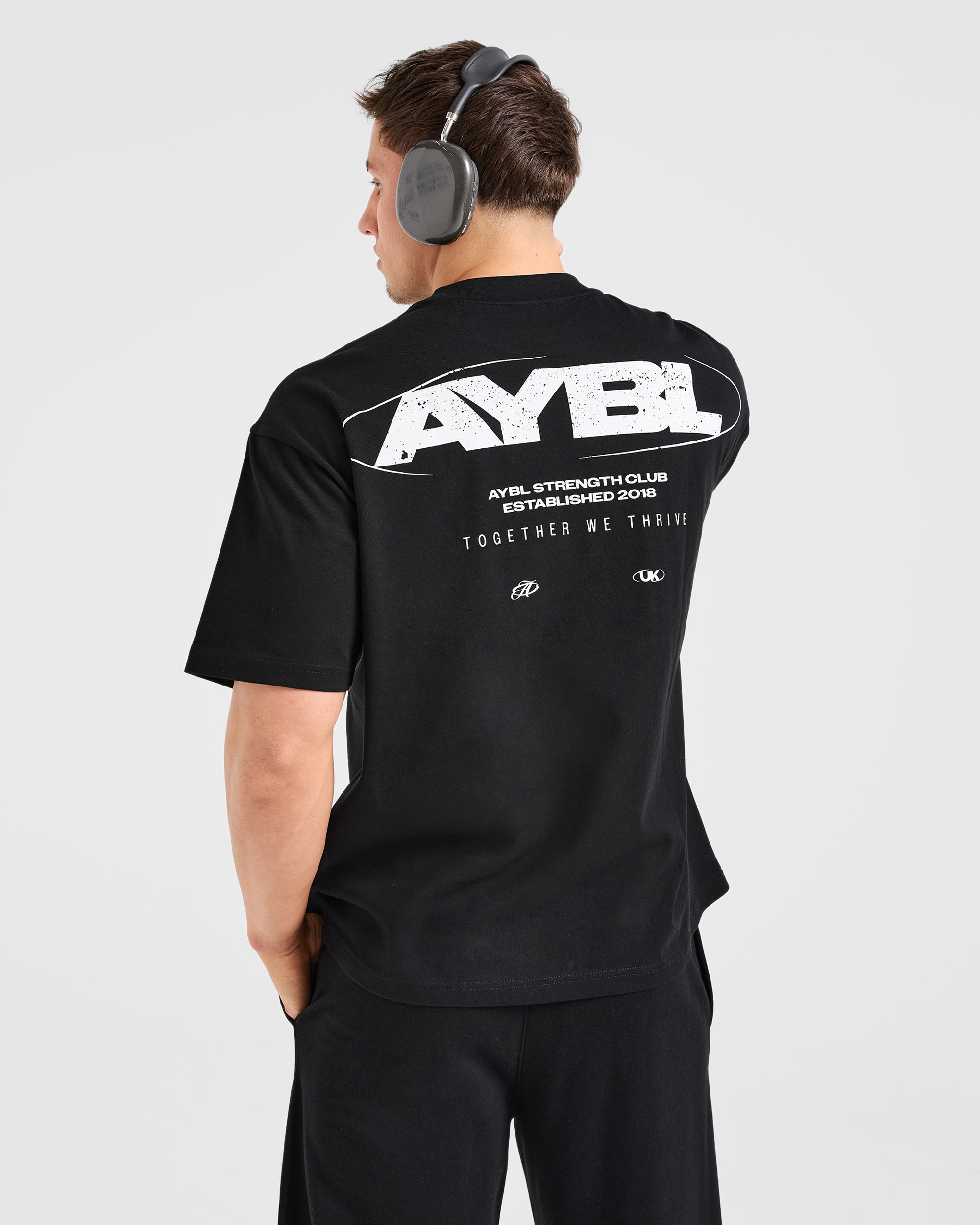 Orbit Oversized T Shirt - Schwarz