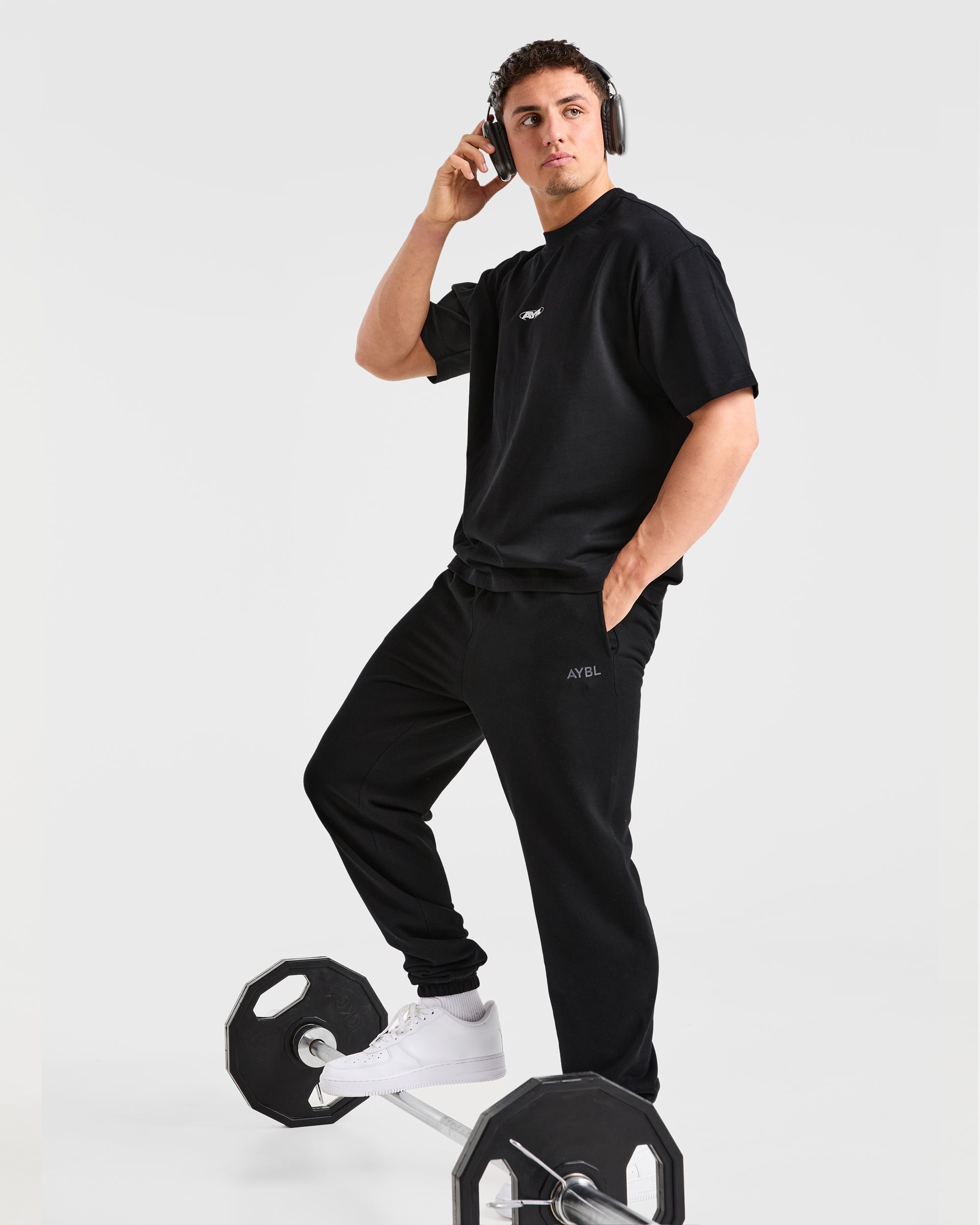 Orbit Oversized T Shirt - Schwarz