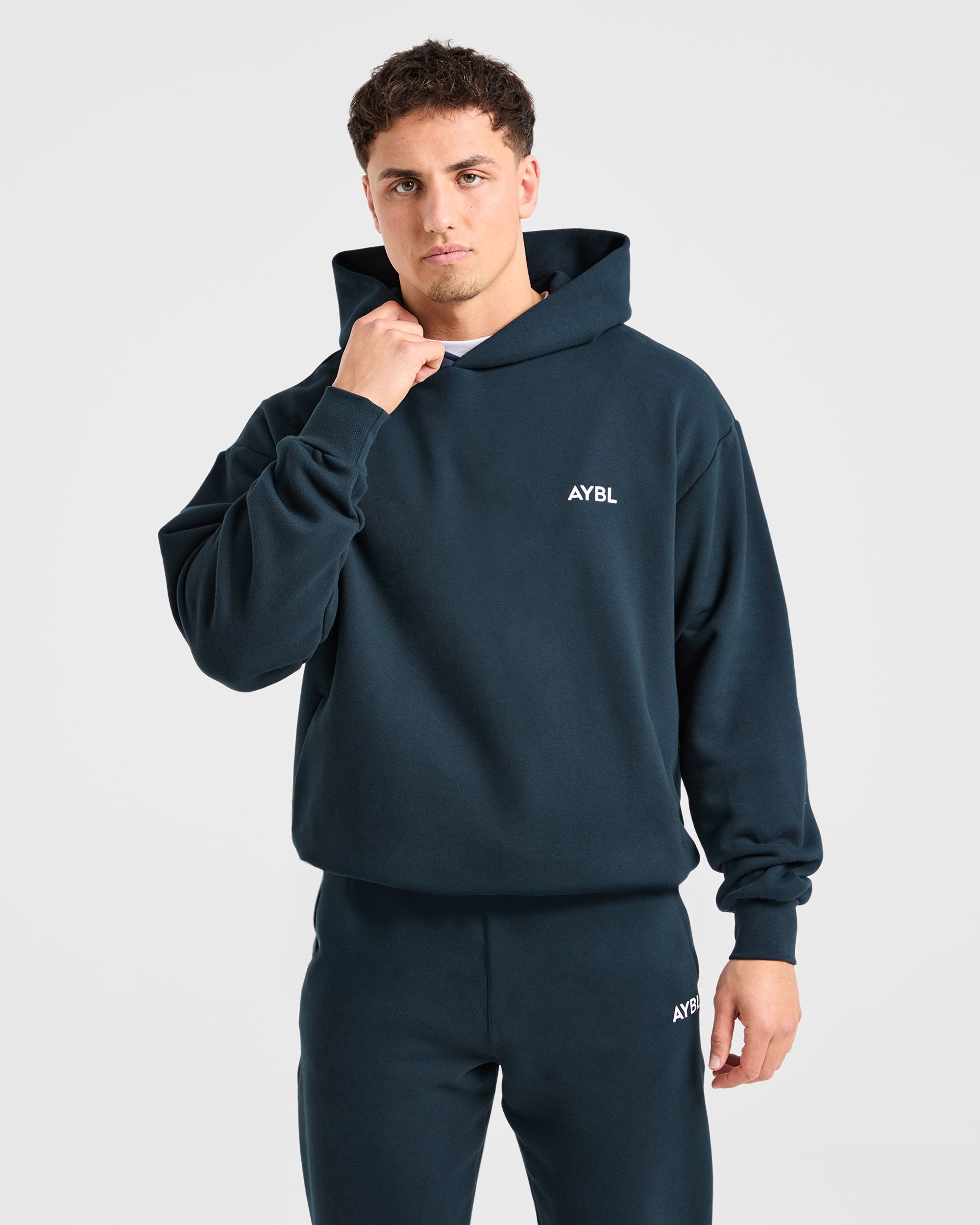 Essential Oversized Hoodie Navy