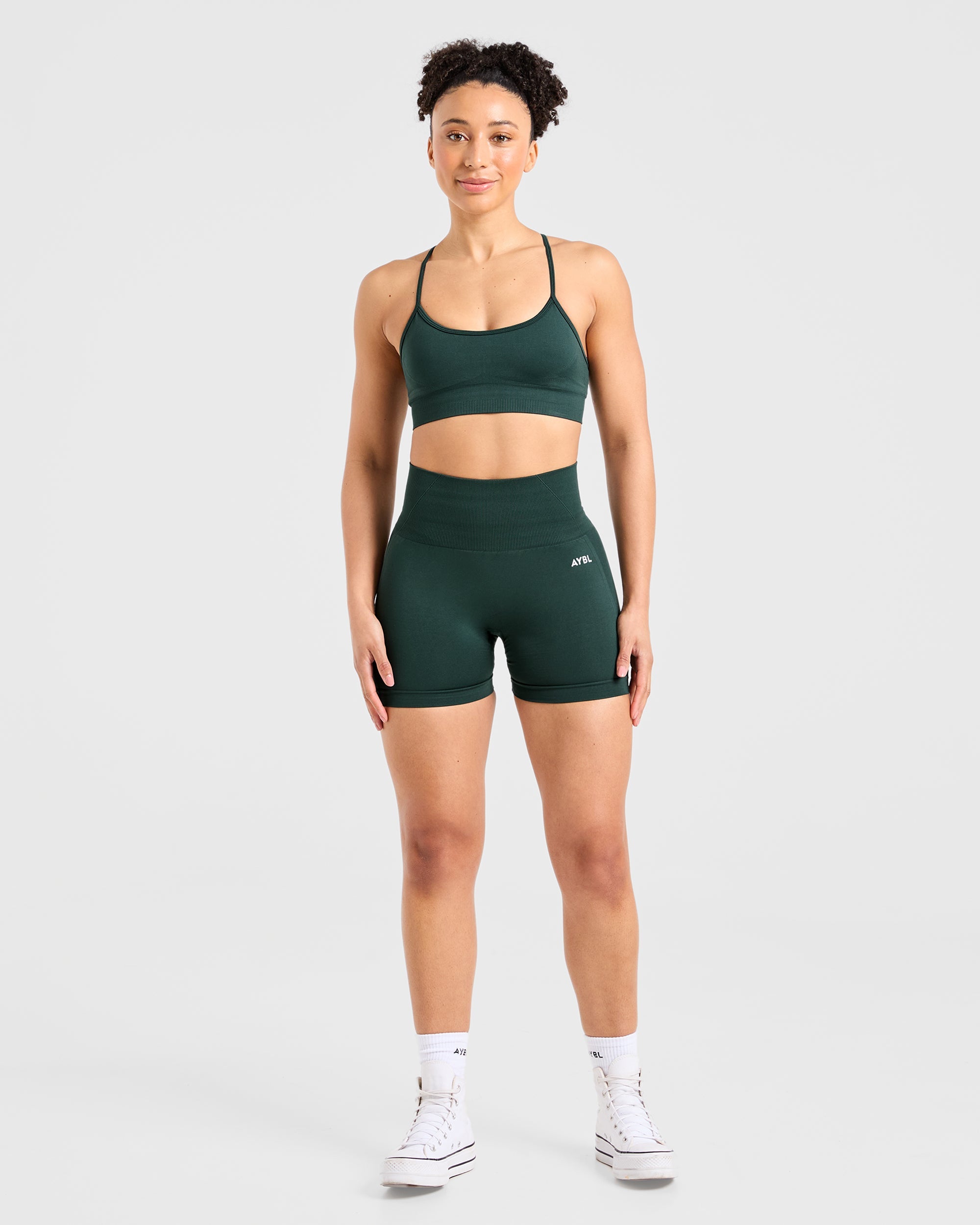 Empower Seamless Shorts - Dark Grün