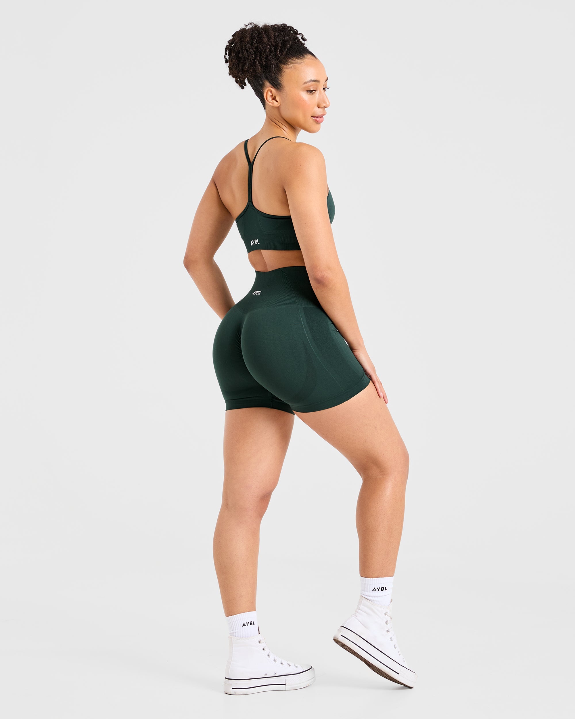Empower Seamless Shorts - Dark Grün