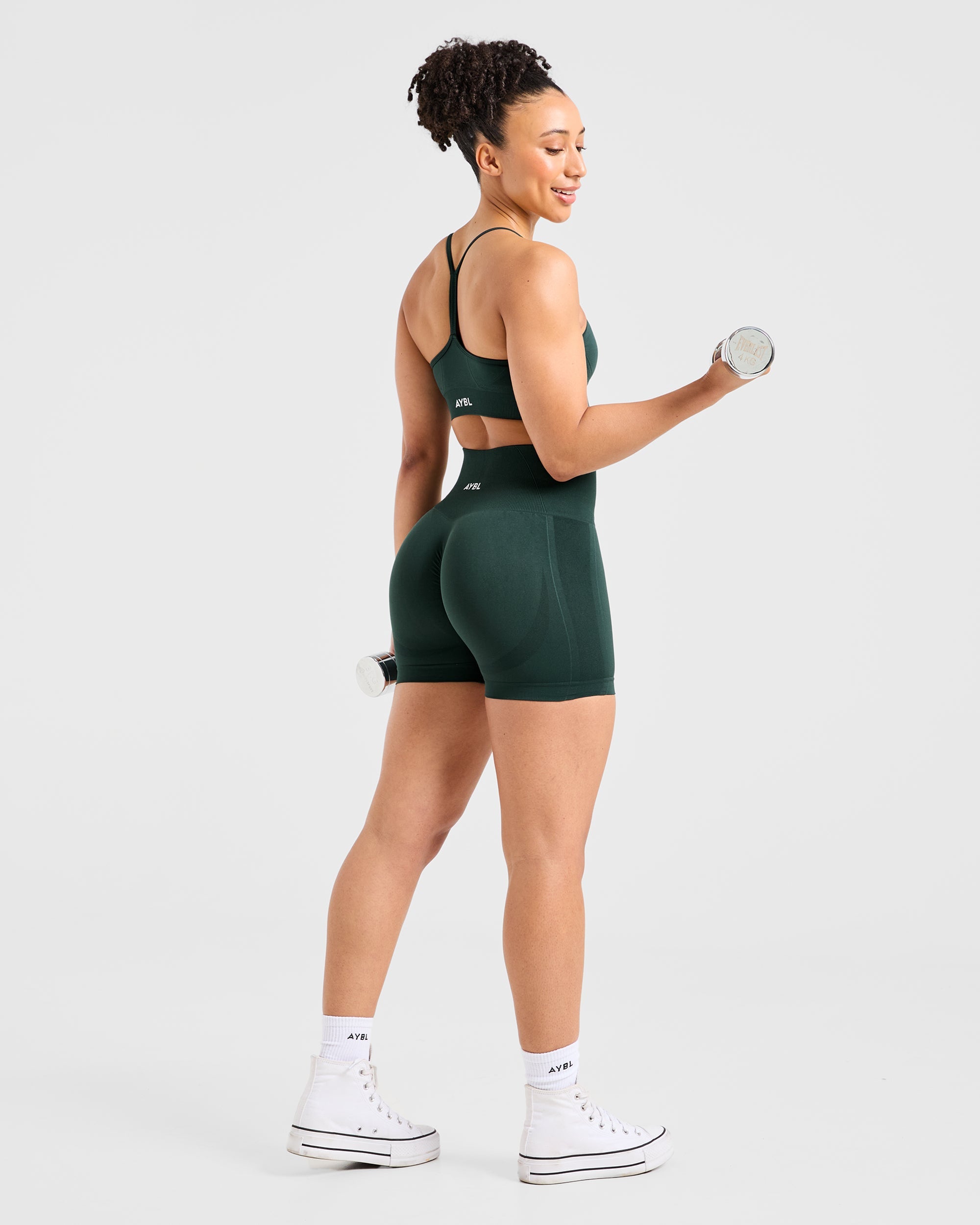 Empower Seamless Shorts - Dark Grün