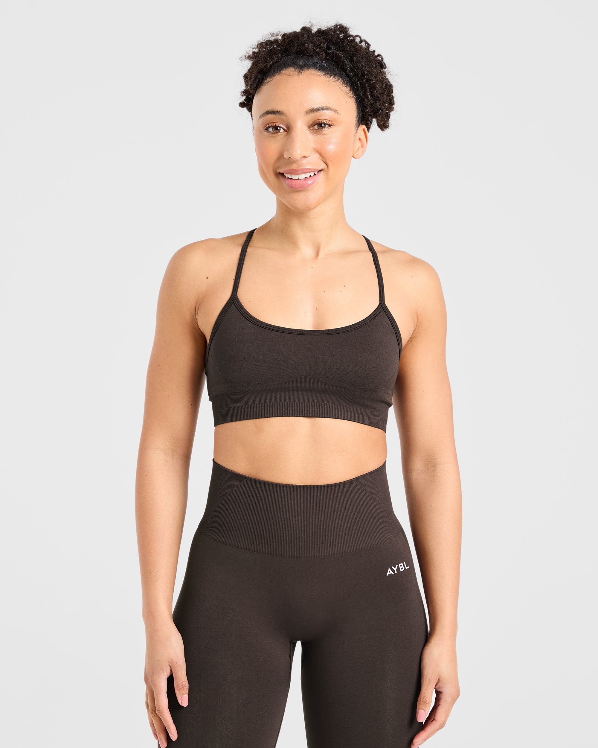 Empower Seamless Sports Bra - Cocoa Braun