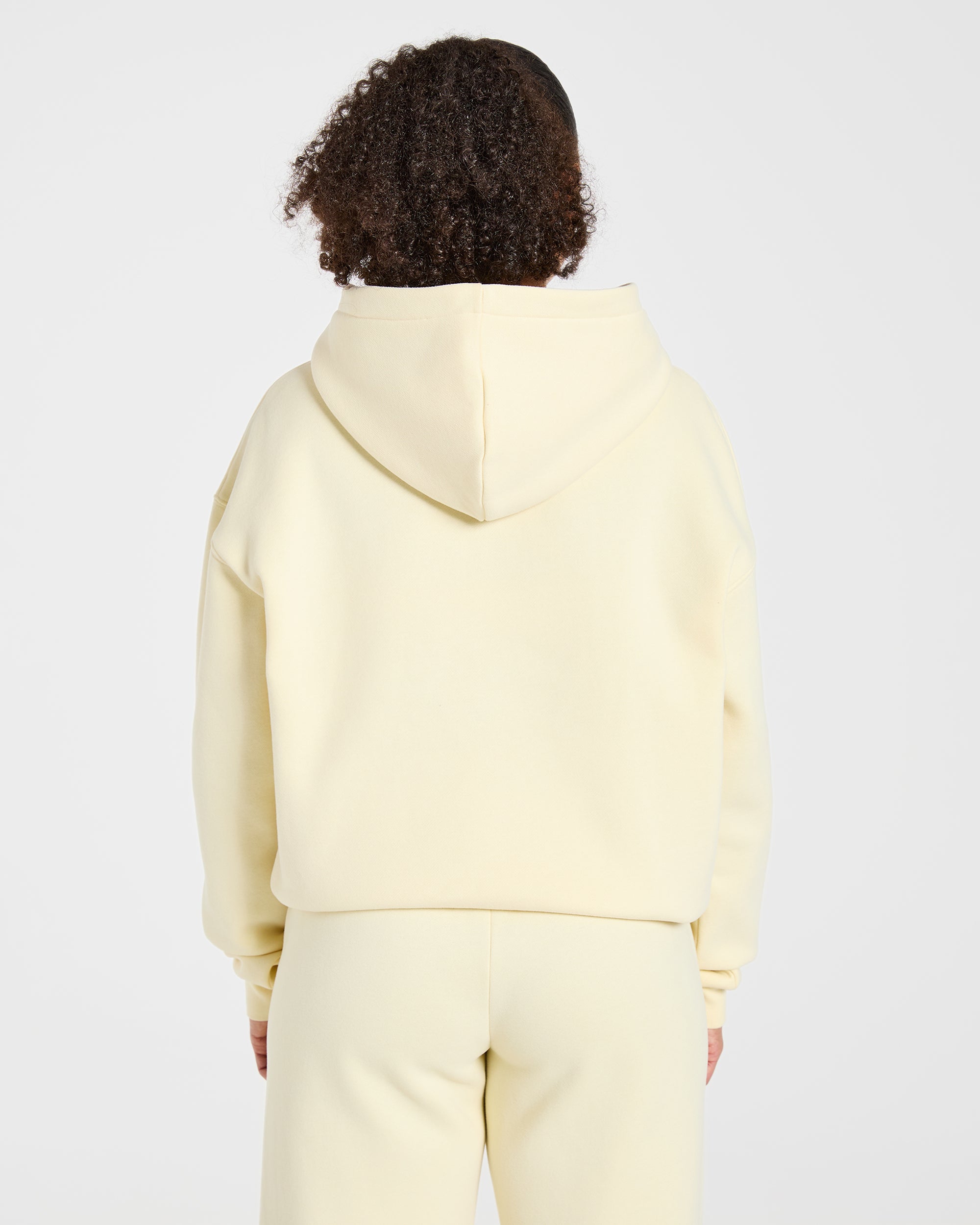 Varsity 2.0 Oversized Hoodie - Butter Gelb