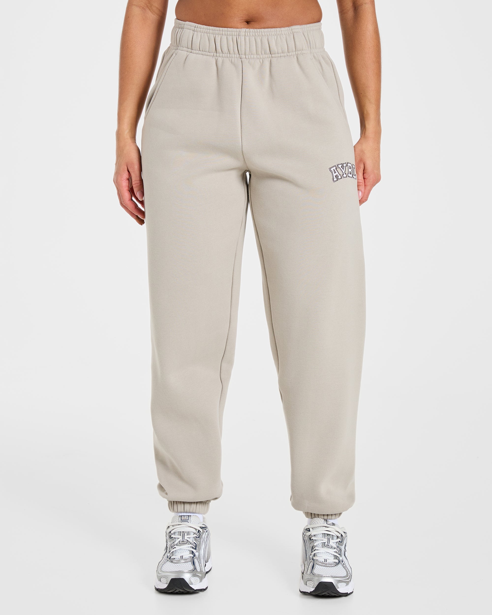 Varsity 2.0 Oversized Joggers - Taupe