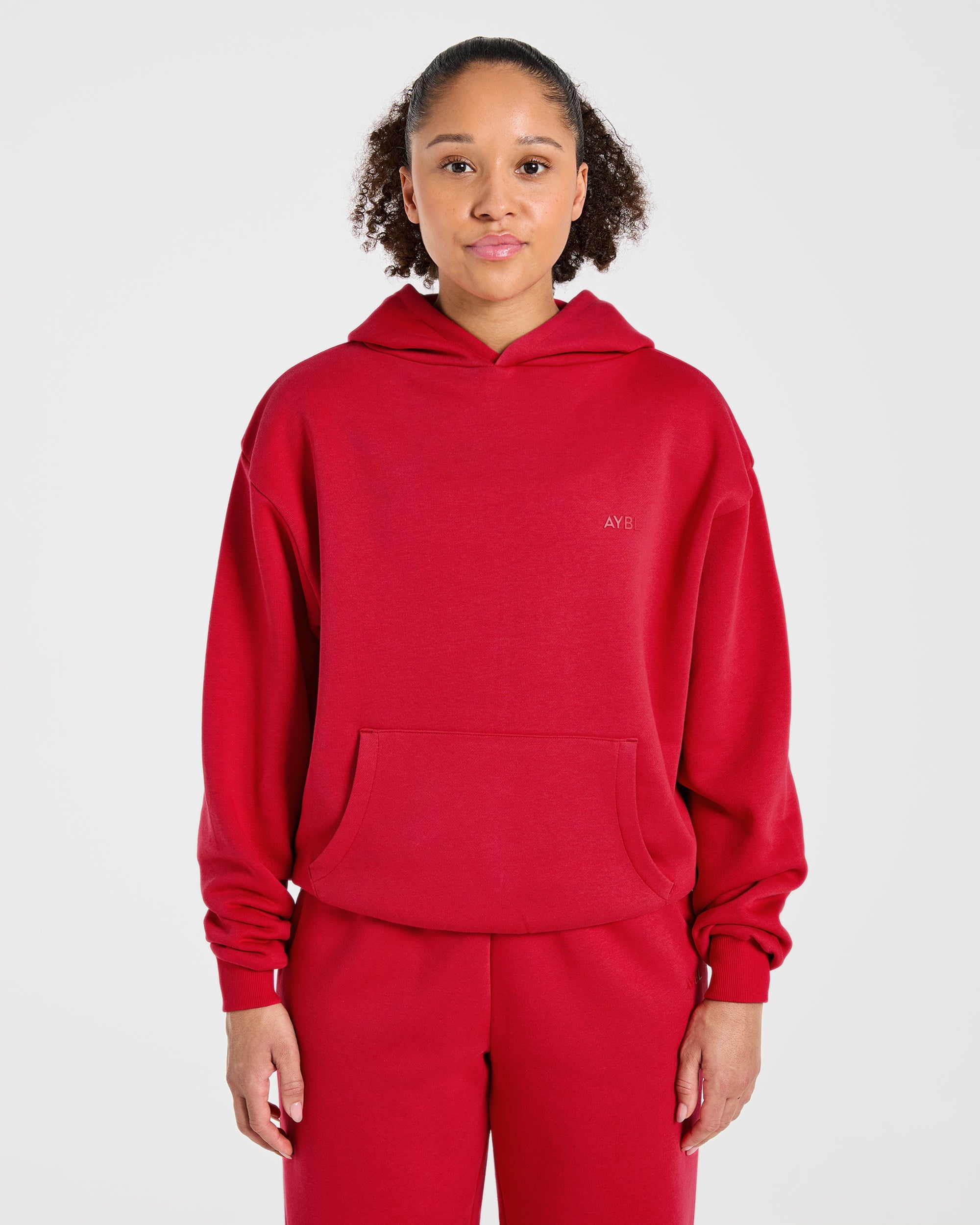 Lifestyle Oversized Hoodie - Rot