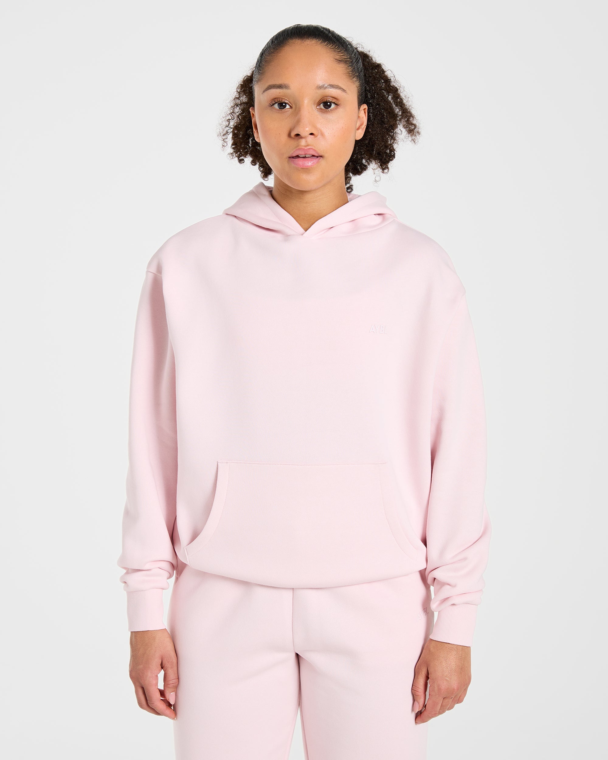 Lifestyle Oversized Hoodie - Pastel Rosa