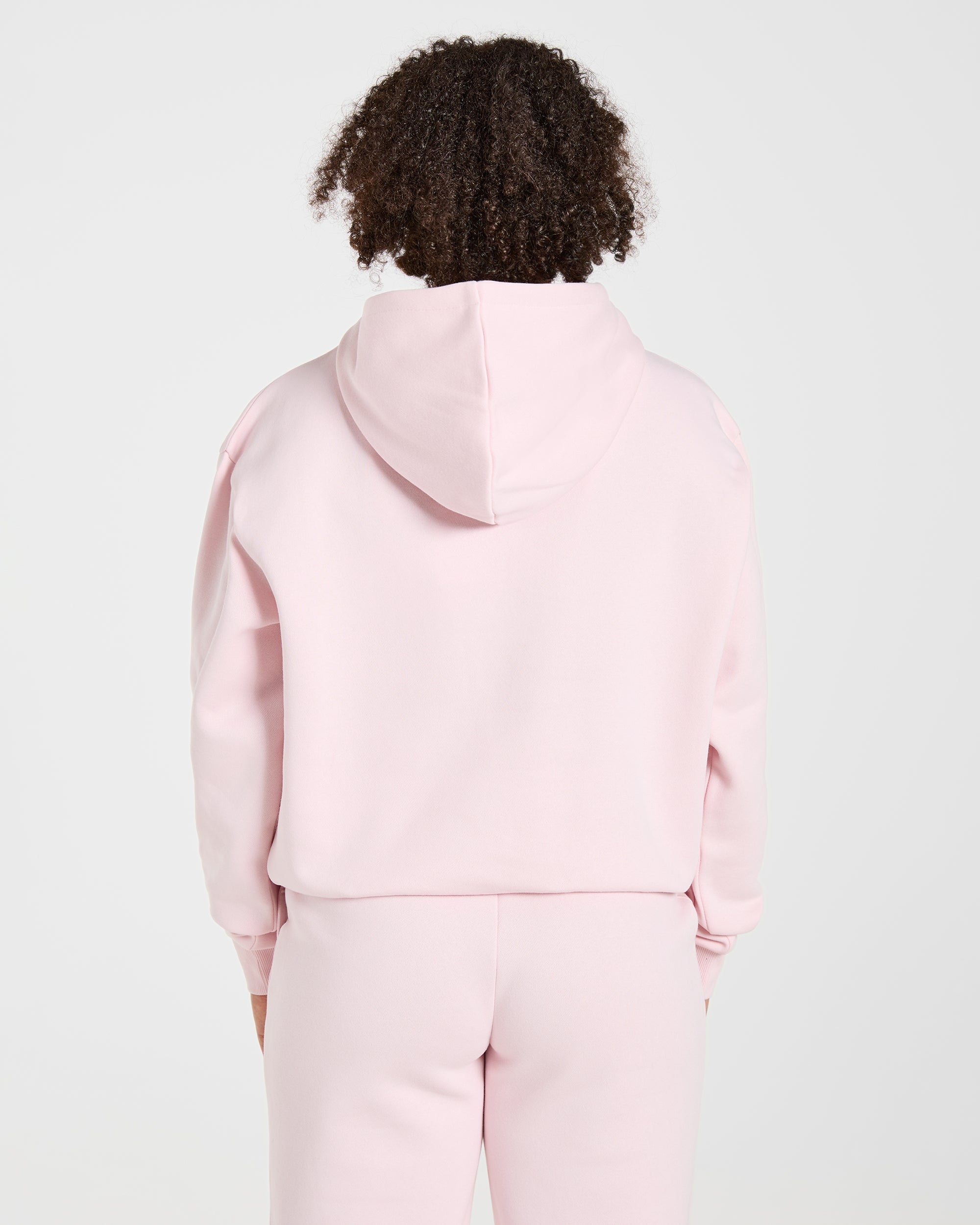 Lifestyle Oversized Hoodie - Pastel Rosa