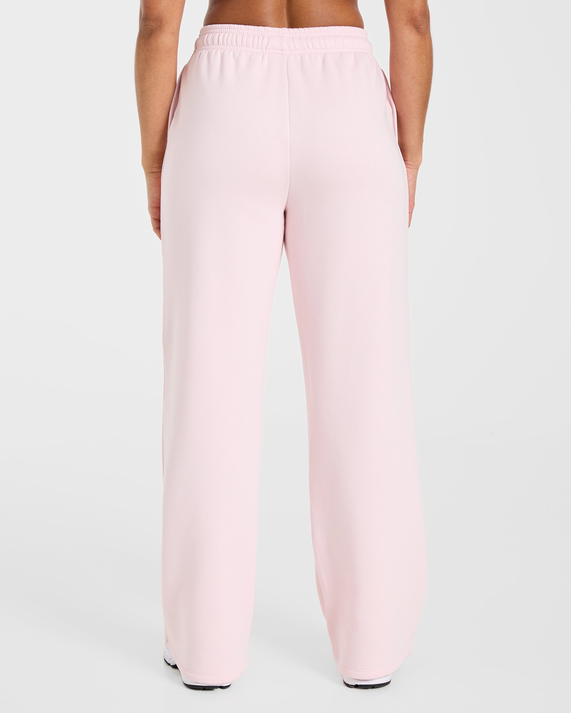 Lifestyle Oversized Straight Leg Joggers - Pastel Rosa