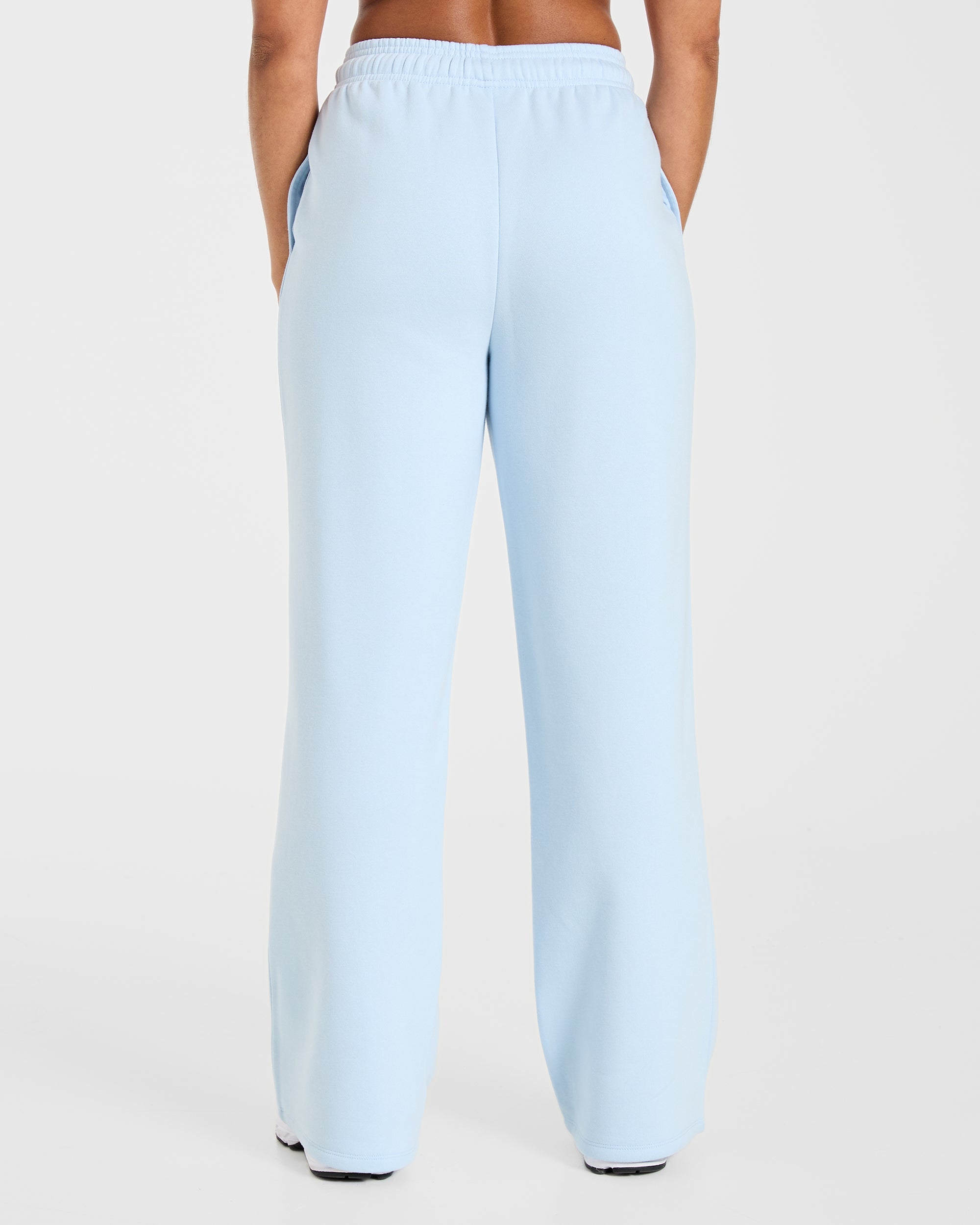 Lifestyle Oversized Straight Leg Joggers - Spring Blau