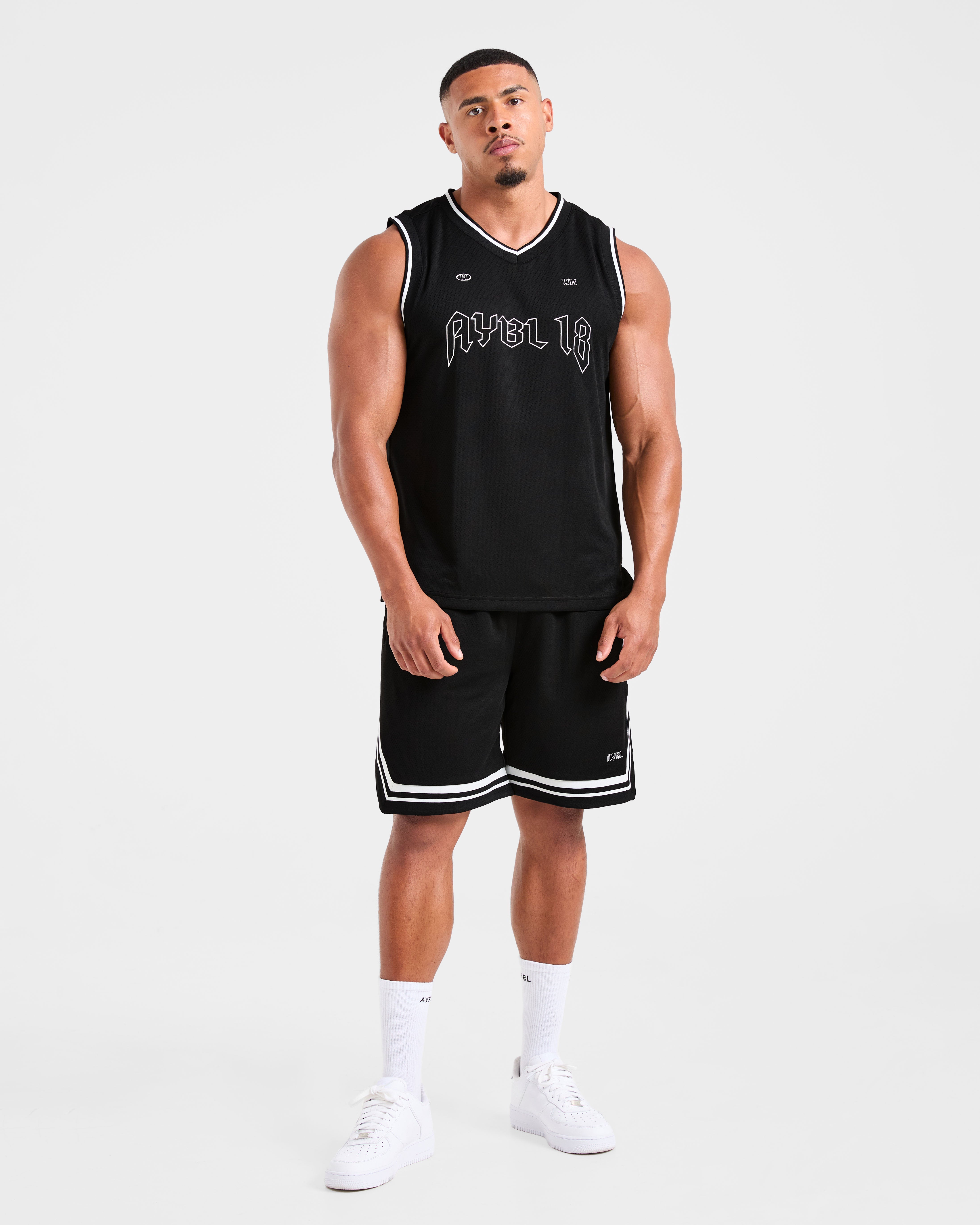 Rebound Stripe Shorts - Schwarz