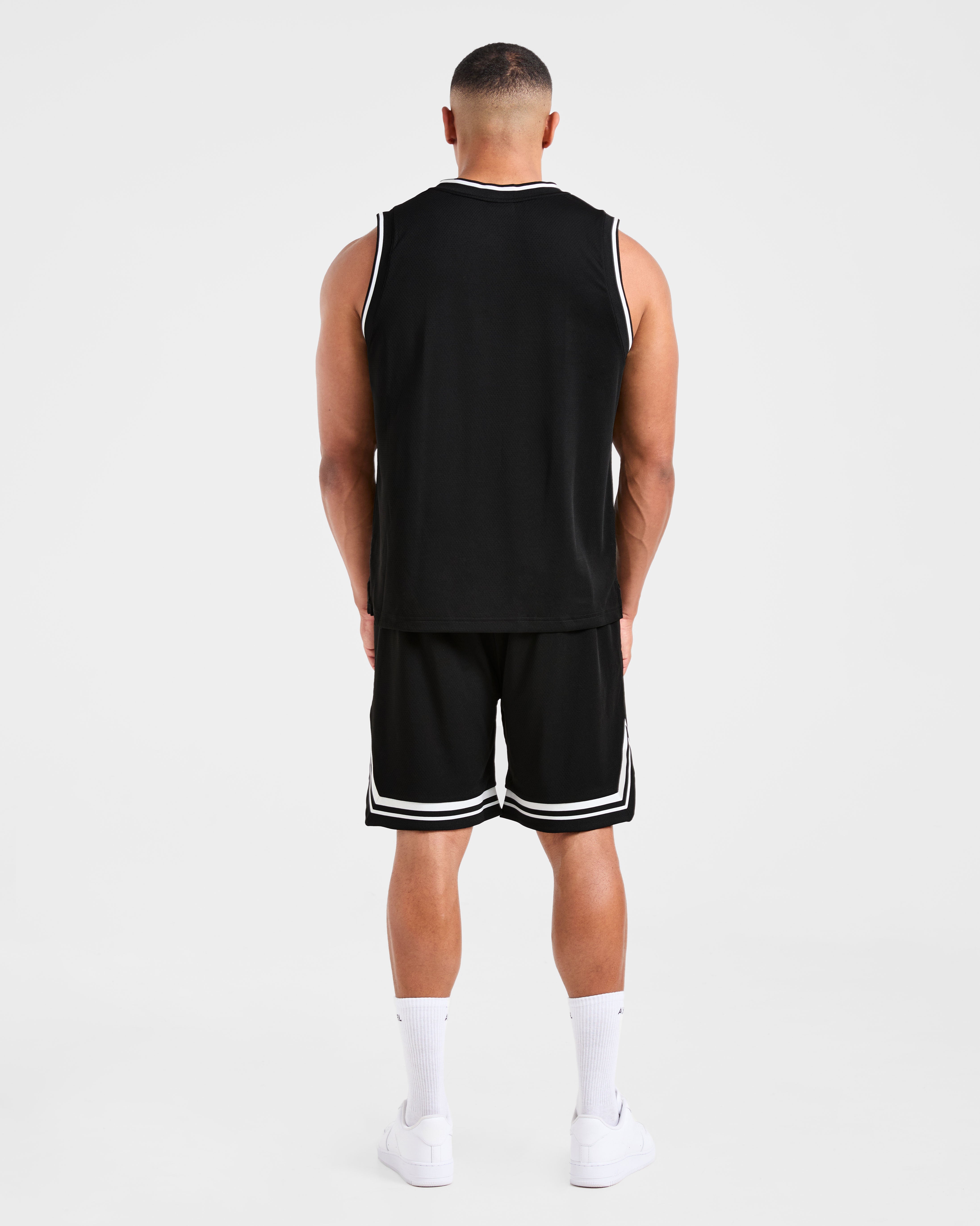 Rebound Stripe Shorts - Schwarz