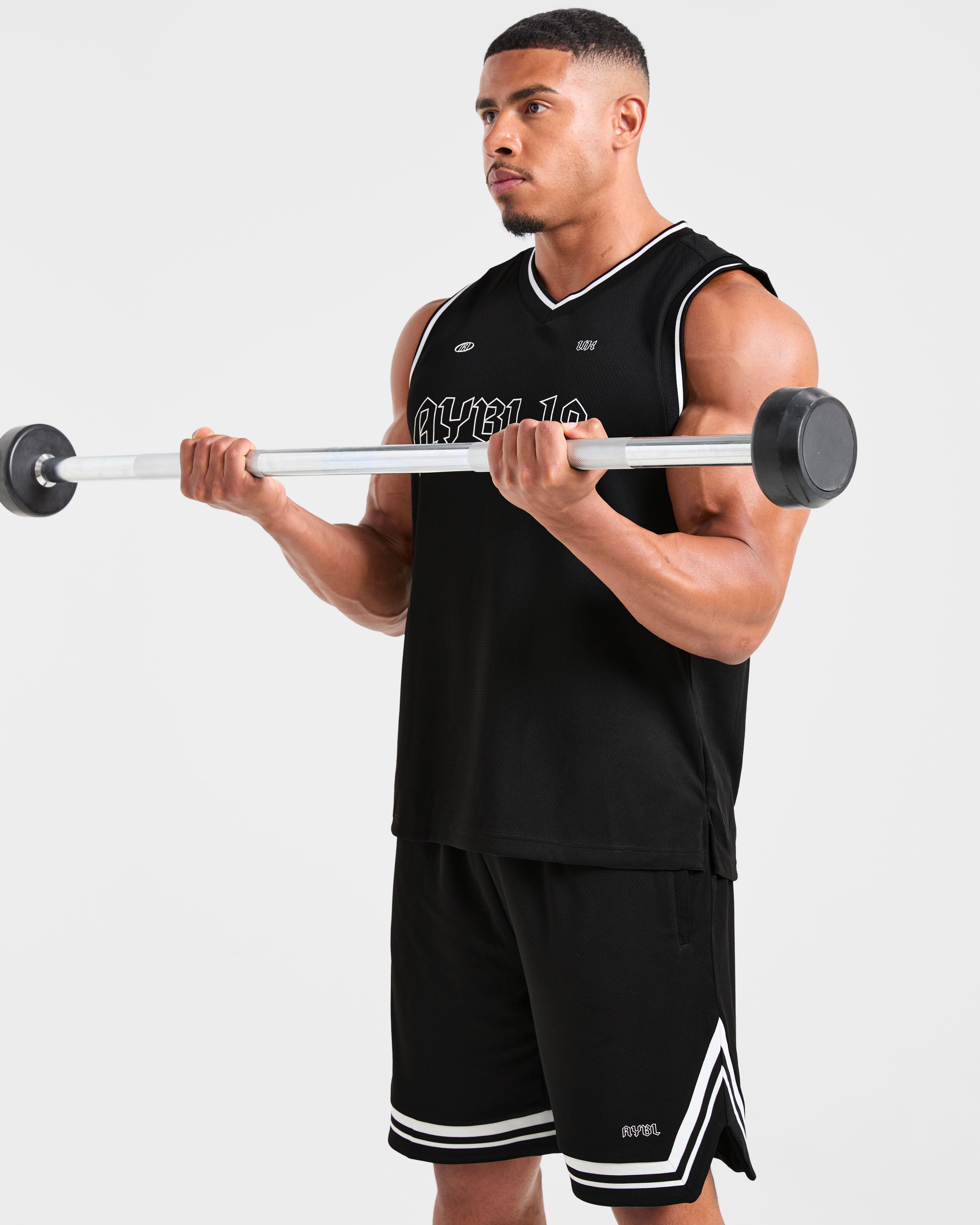 Rebound Stripe Tank - Schwarz