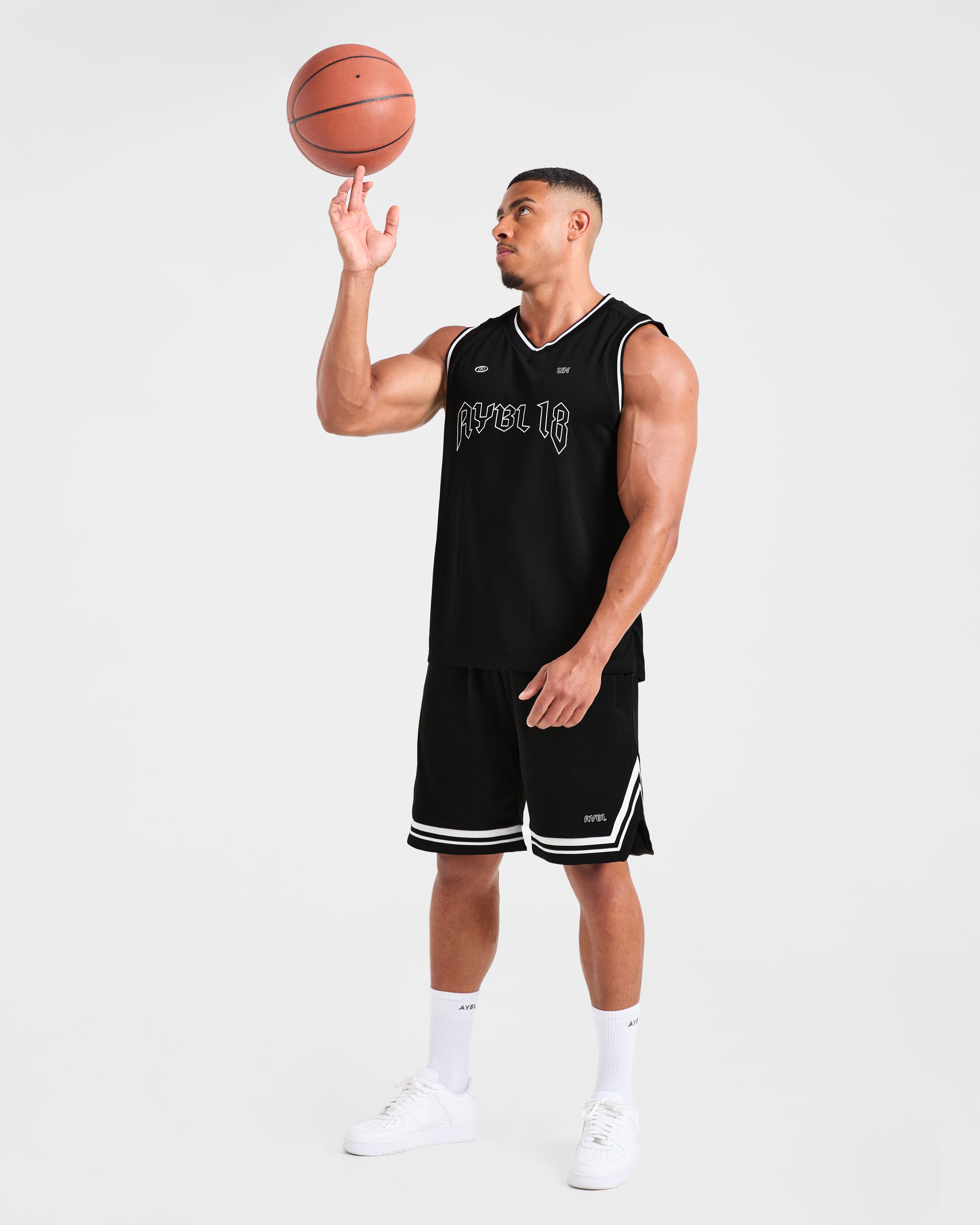 Rebound Stripe Tank - Schwarz
