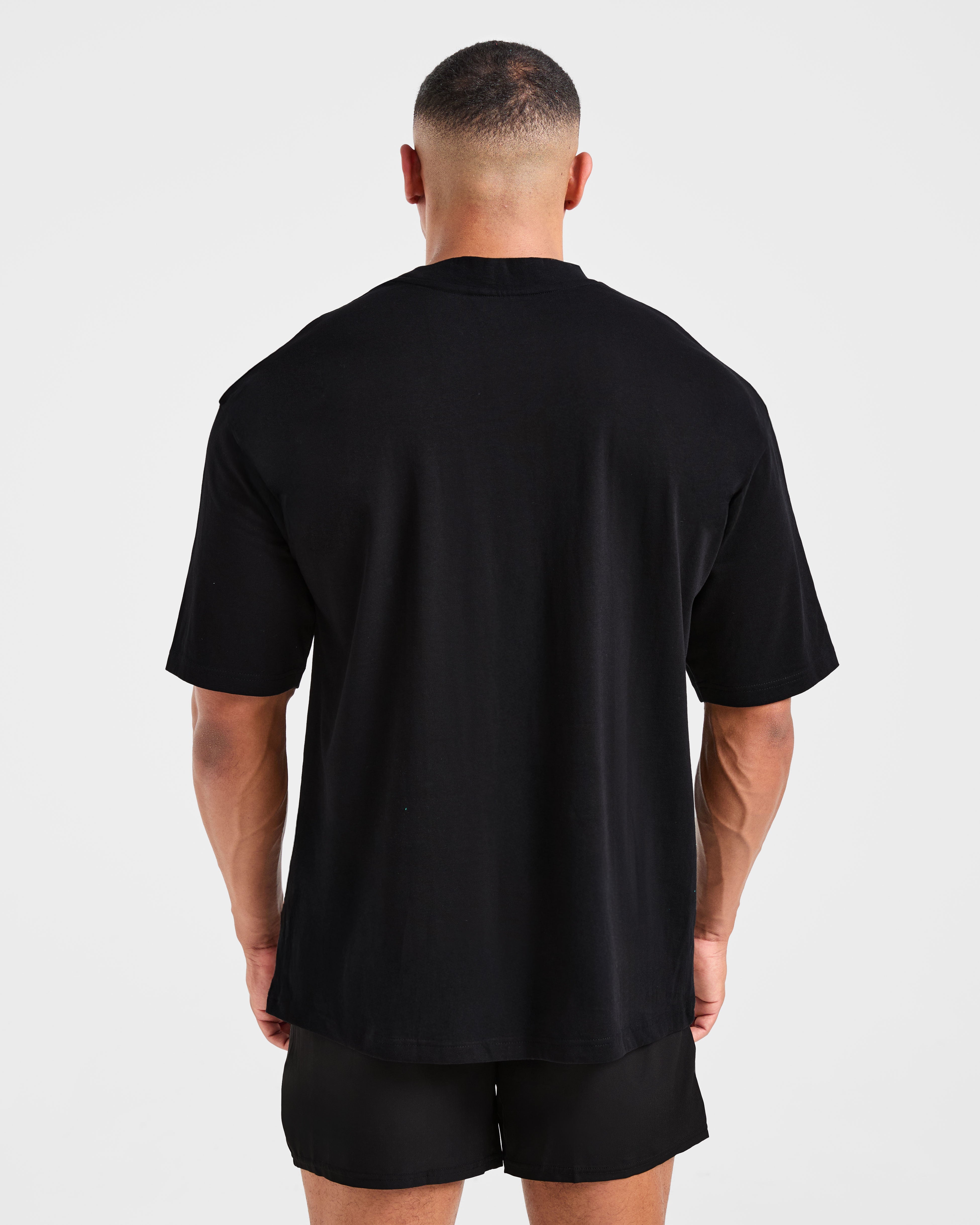 Craft Oversized T Shirt - Schwarz