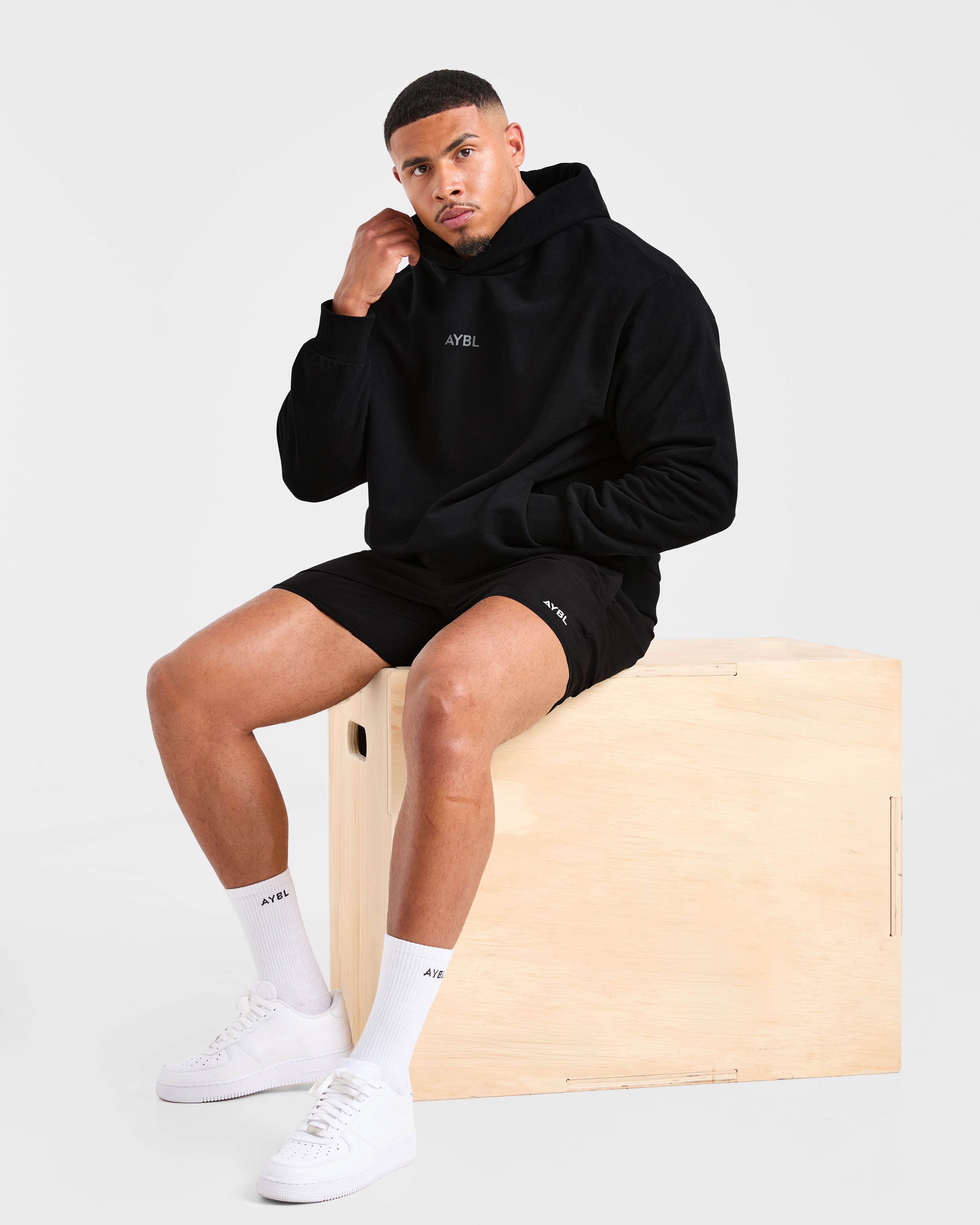 Craft Oversized Hoodie - Schwarz