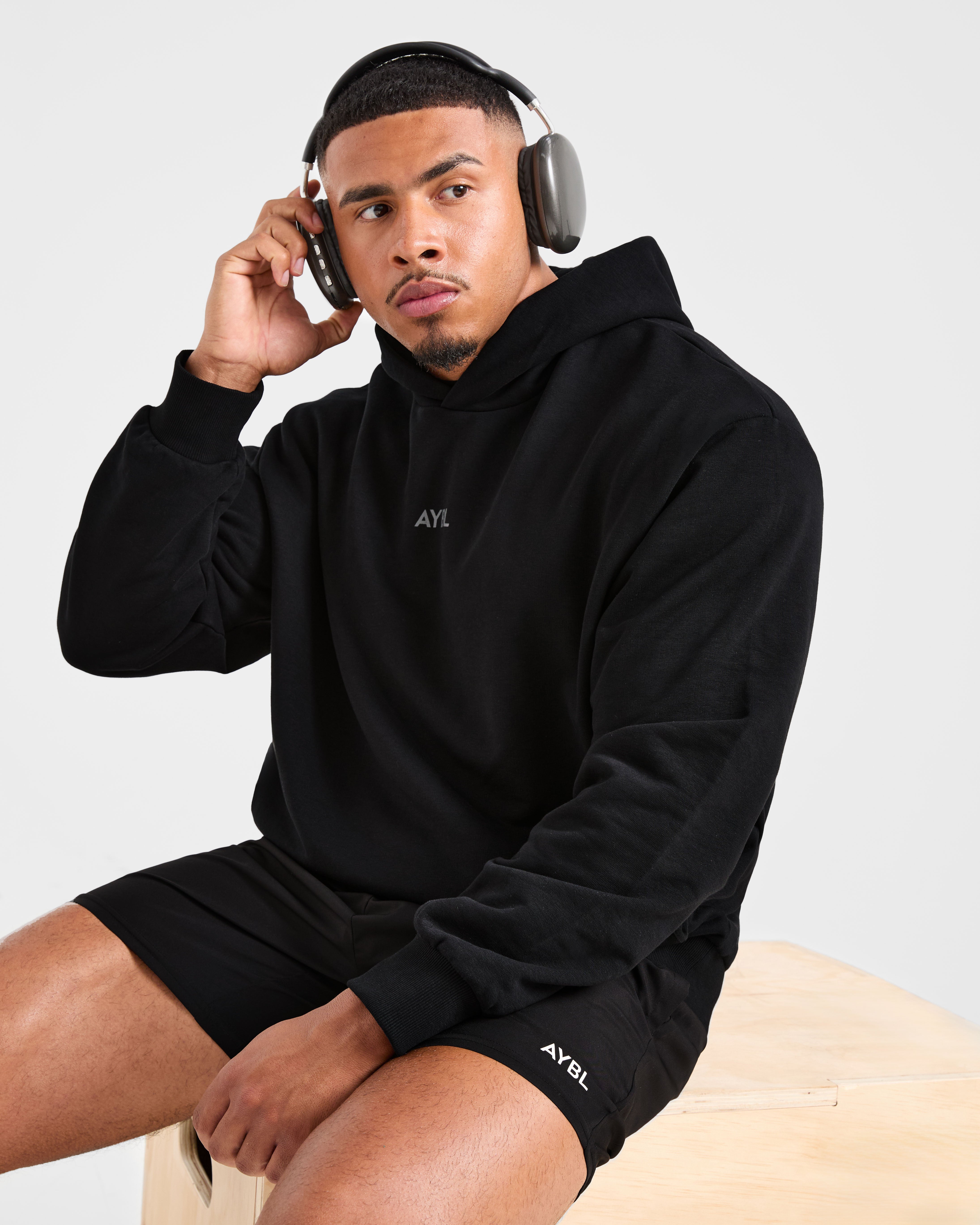 Craft Oversized Hoodie - Schwarz