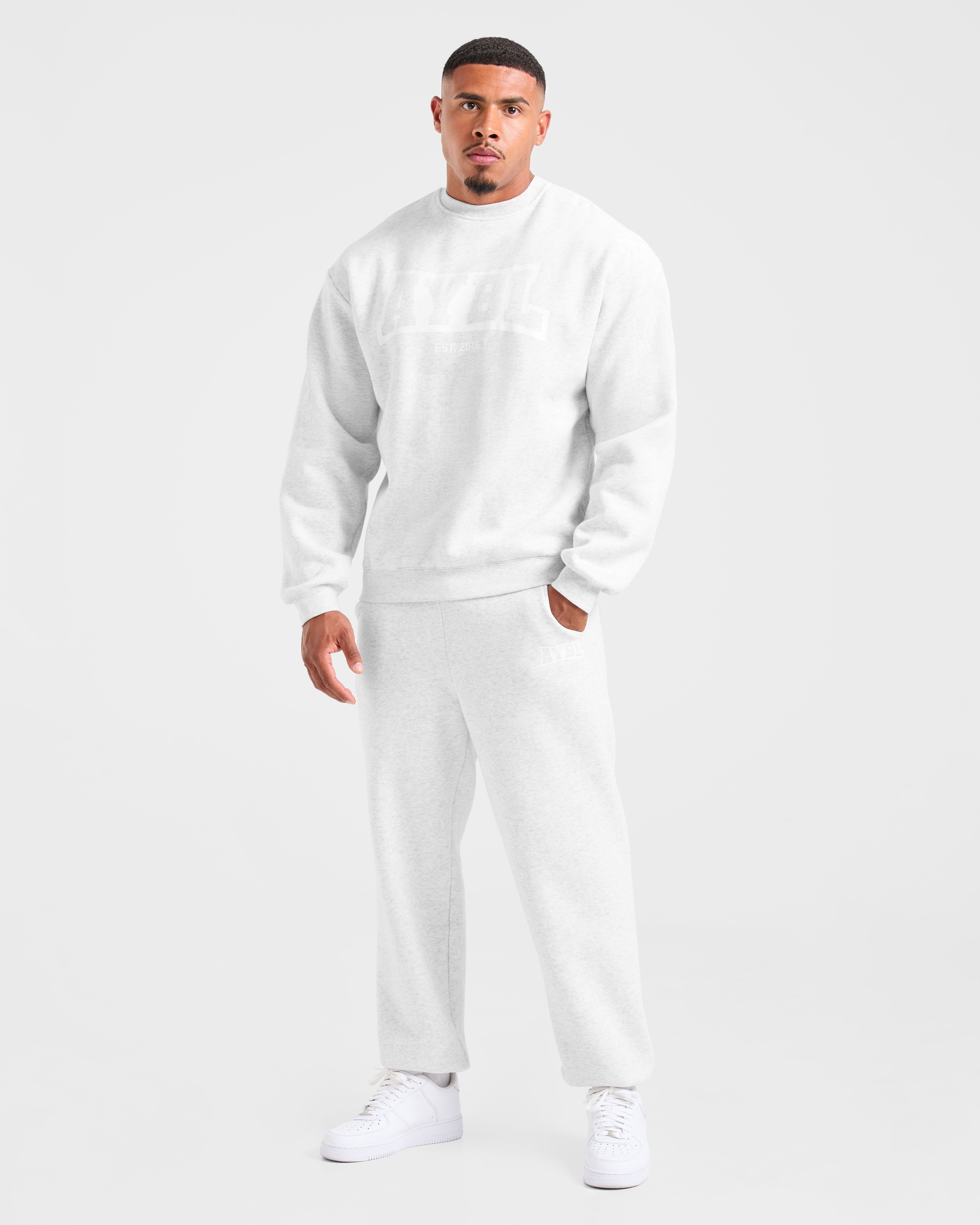 Academy Oversized Sweater - Grau Marl