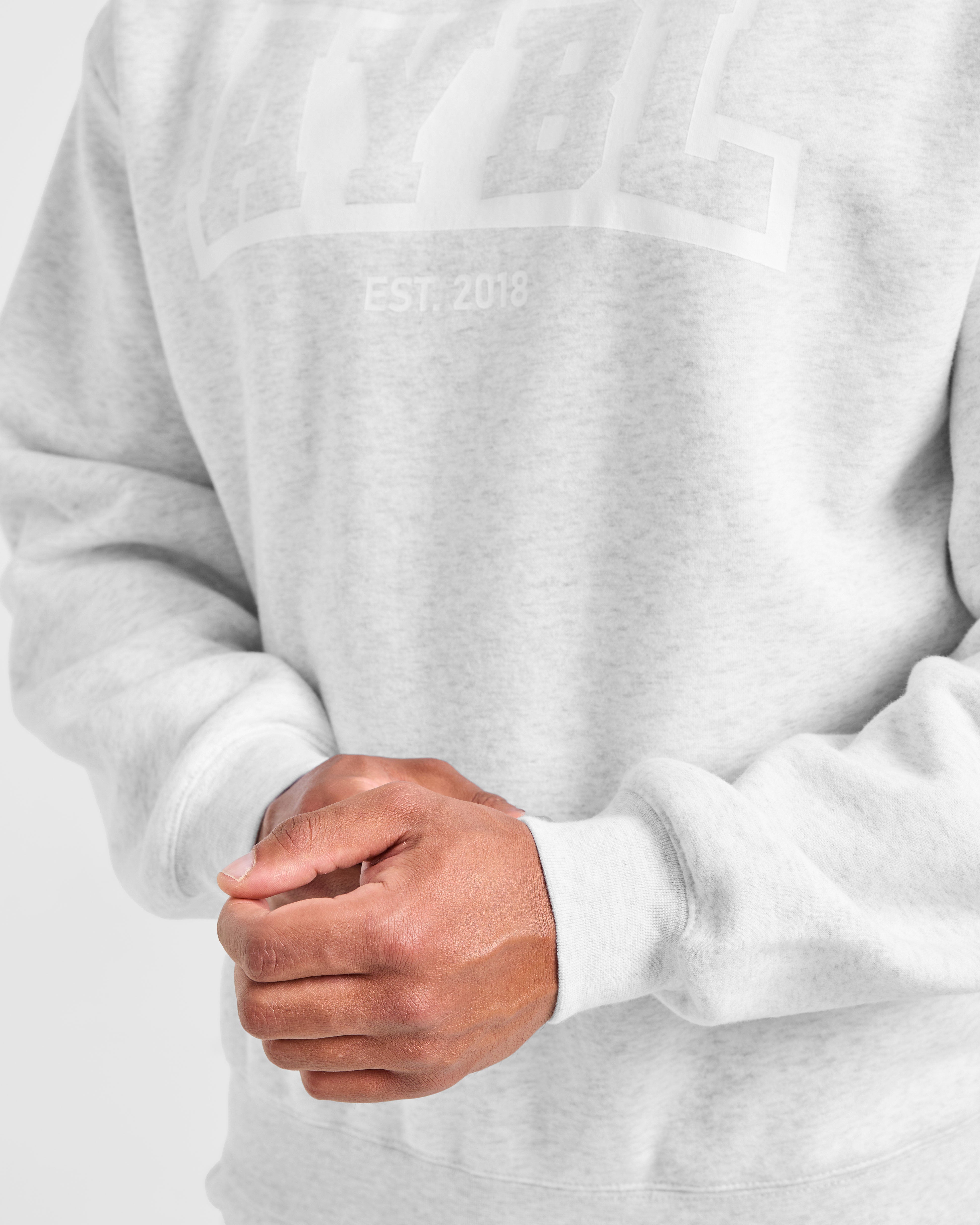 Academy Oversized Sweater - Grau Marl