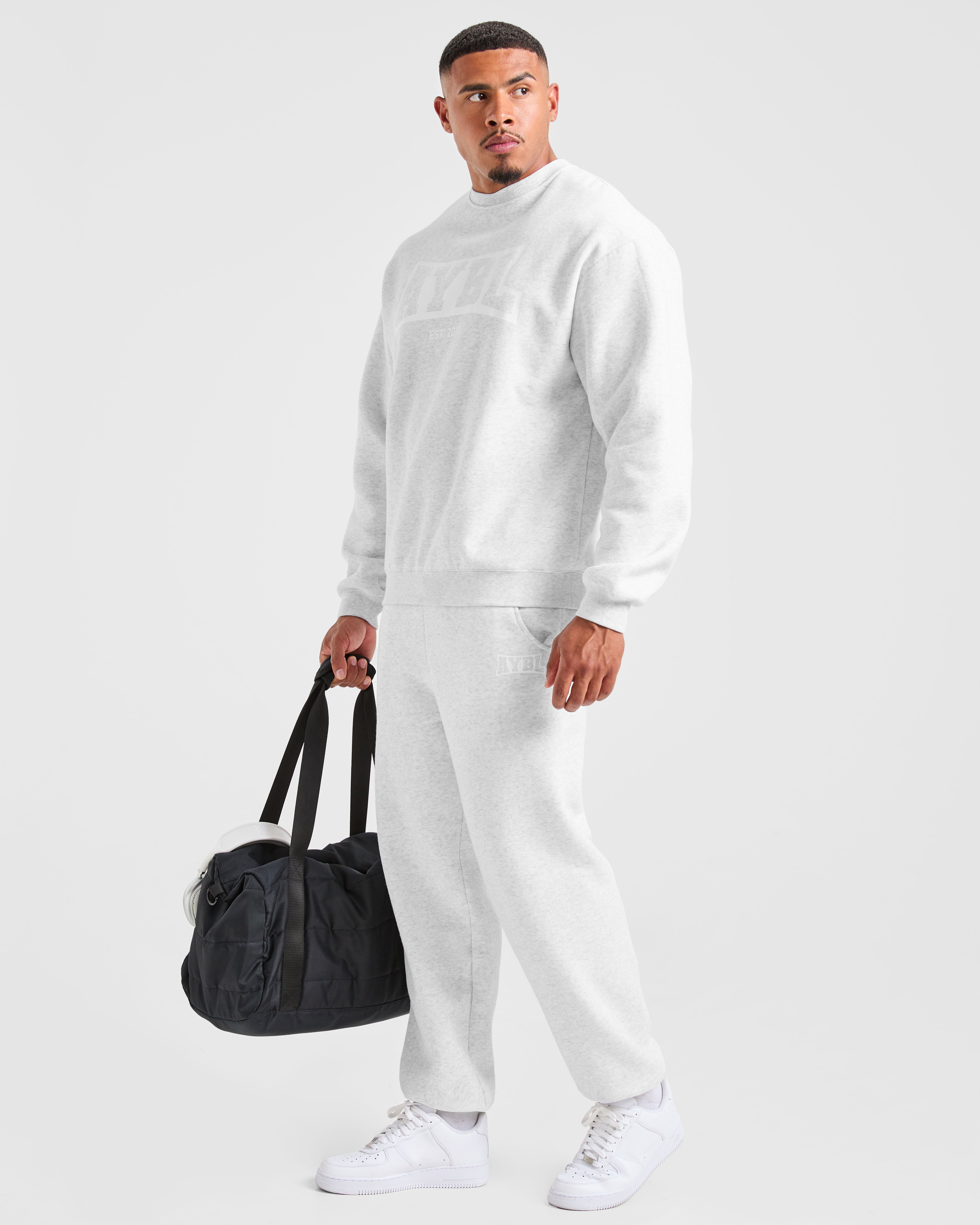 Academy Oversized Sweater - Grau Marl
