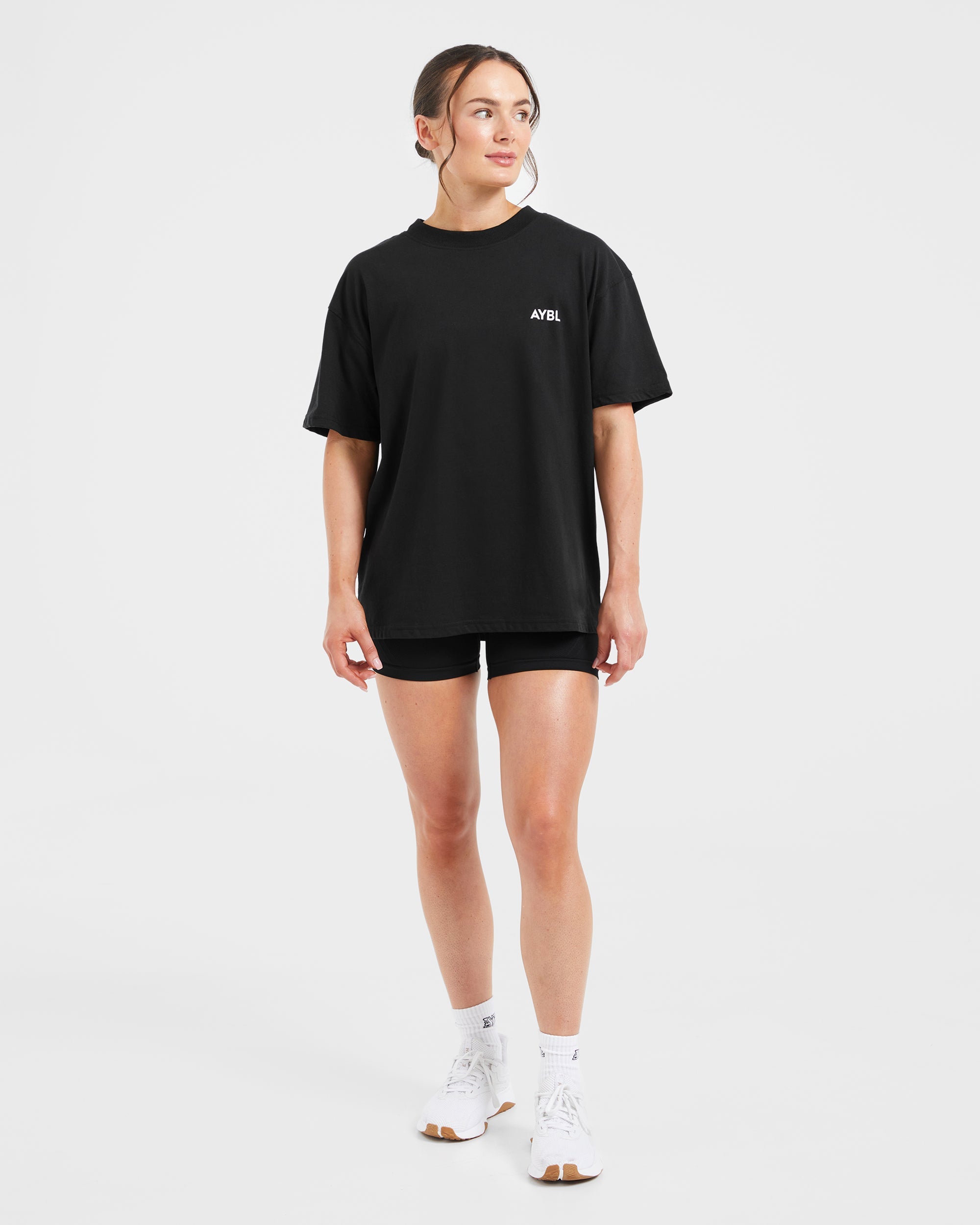 AYBL Club Oversized T Shirt - Schwarz