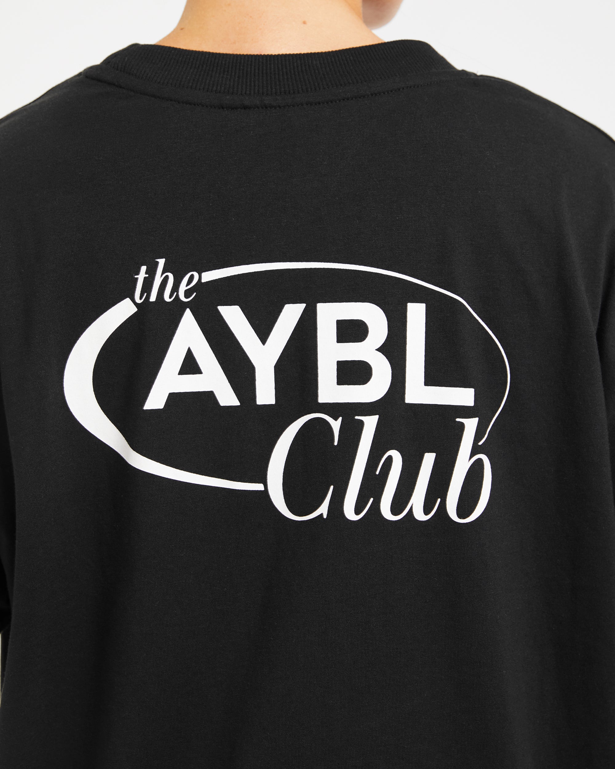 AYBL Club Oversized T Shirt - Schwarz
