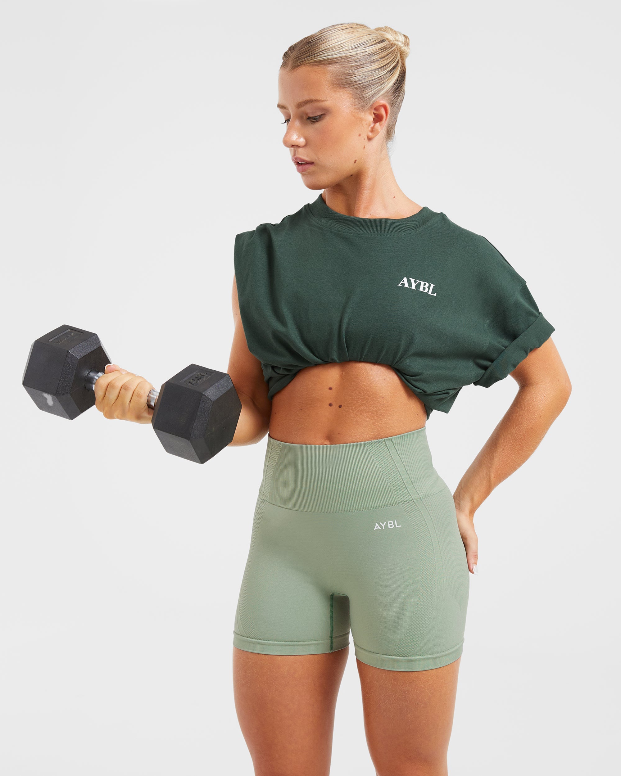 Do It For You Oversized T Shirt - Forest GrŸn
