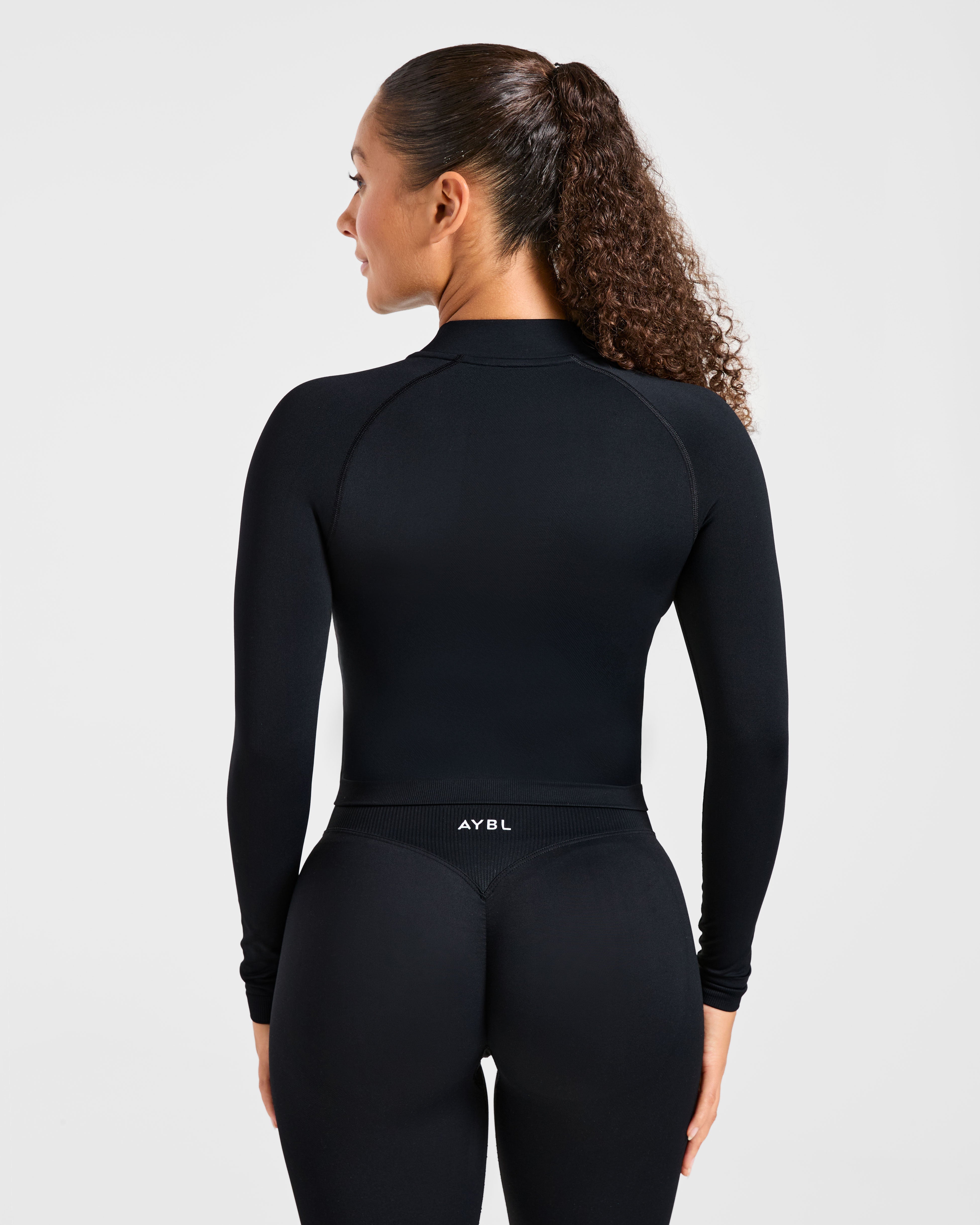 Enhance Seamless Jacket - Schwarz