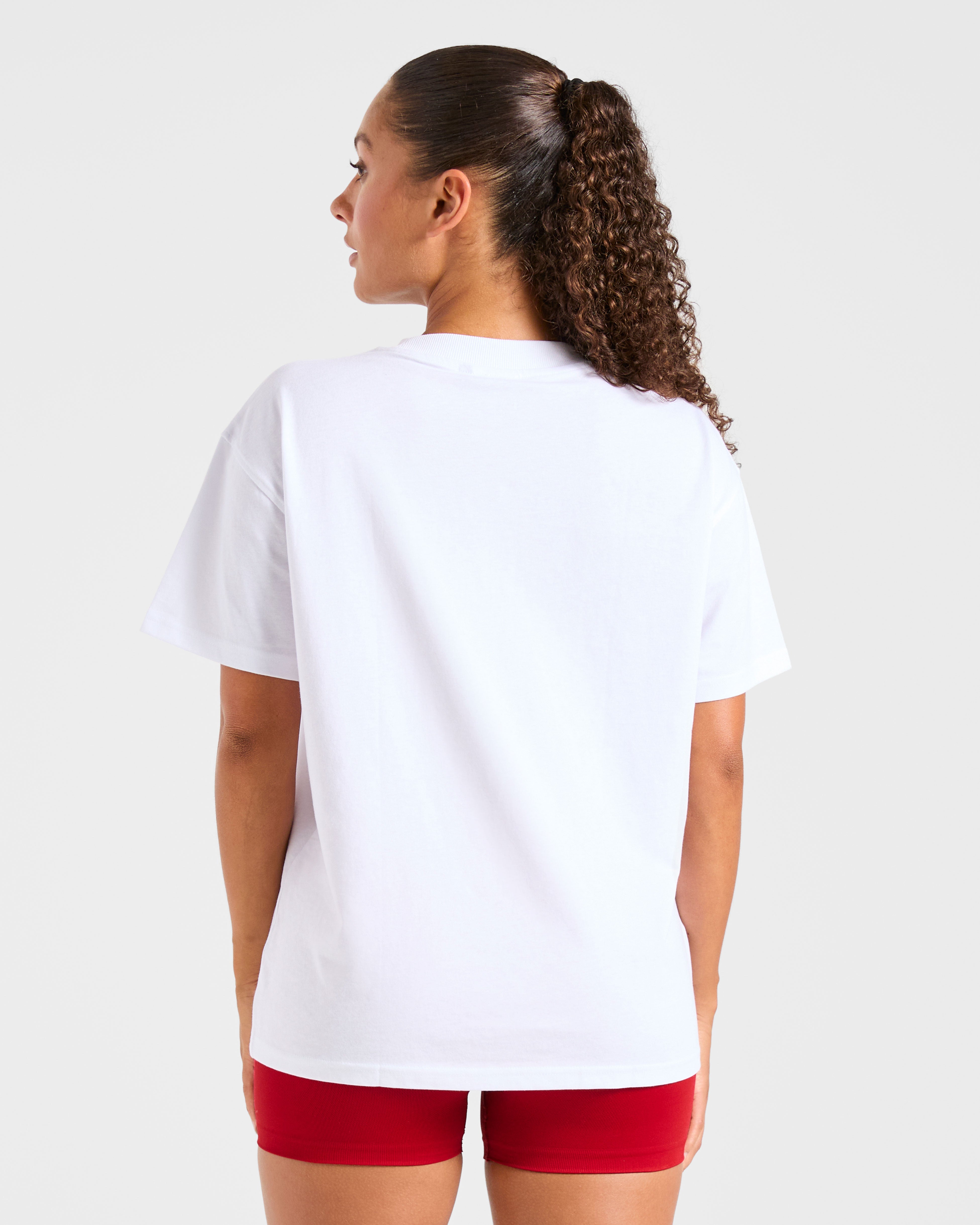 Varsity 2.0 Oversized T Shirt - Rot