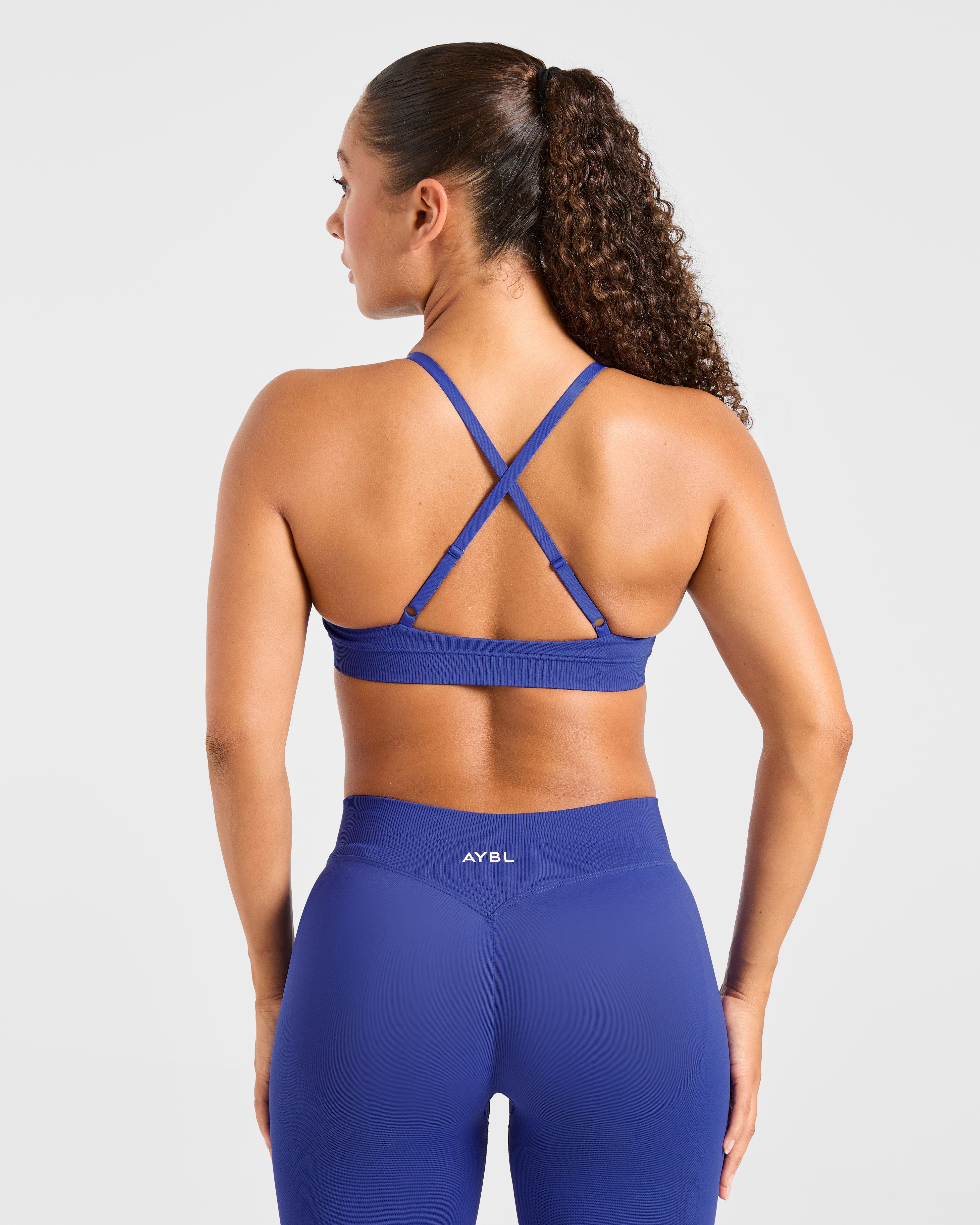 Enhance Seamless Sports Bra - Cobalt Blau