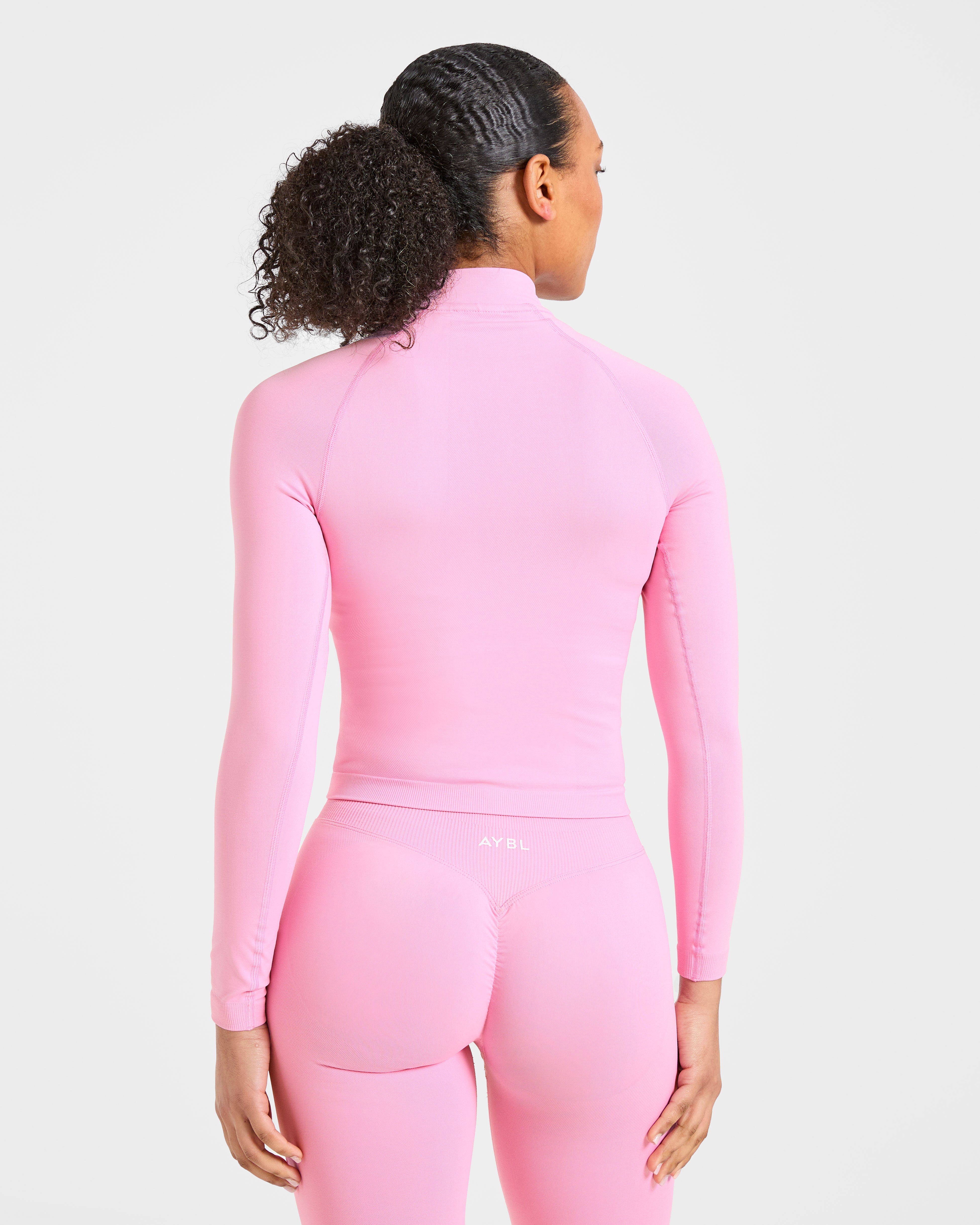 Enhance Seamless Jacket - Sugar Rosa