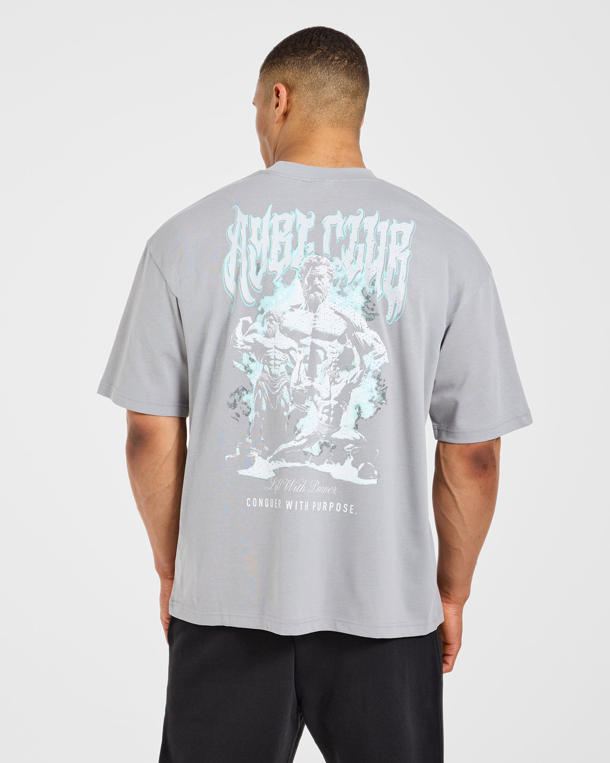Lift Forge Oversized T Shirt - Storm Grau