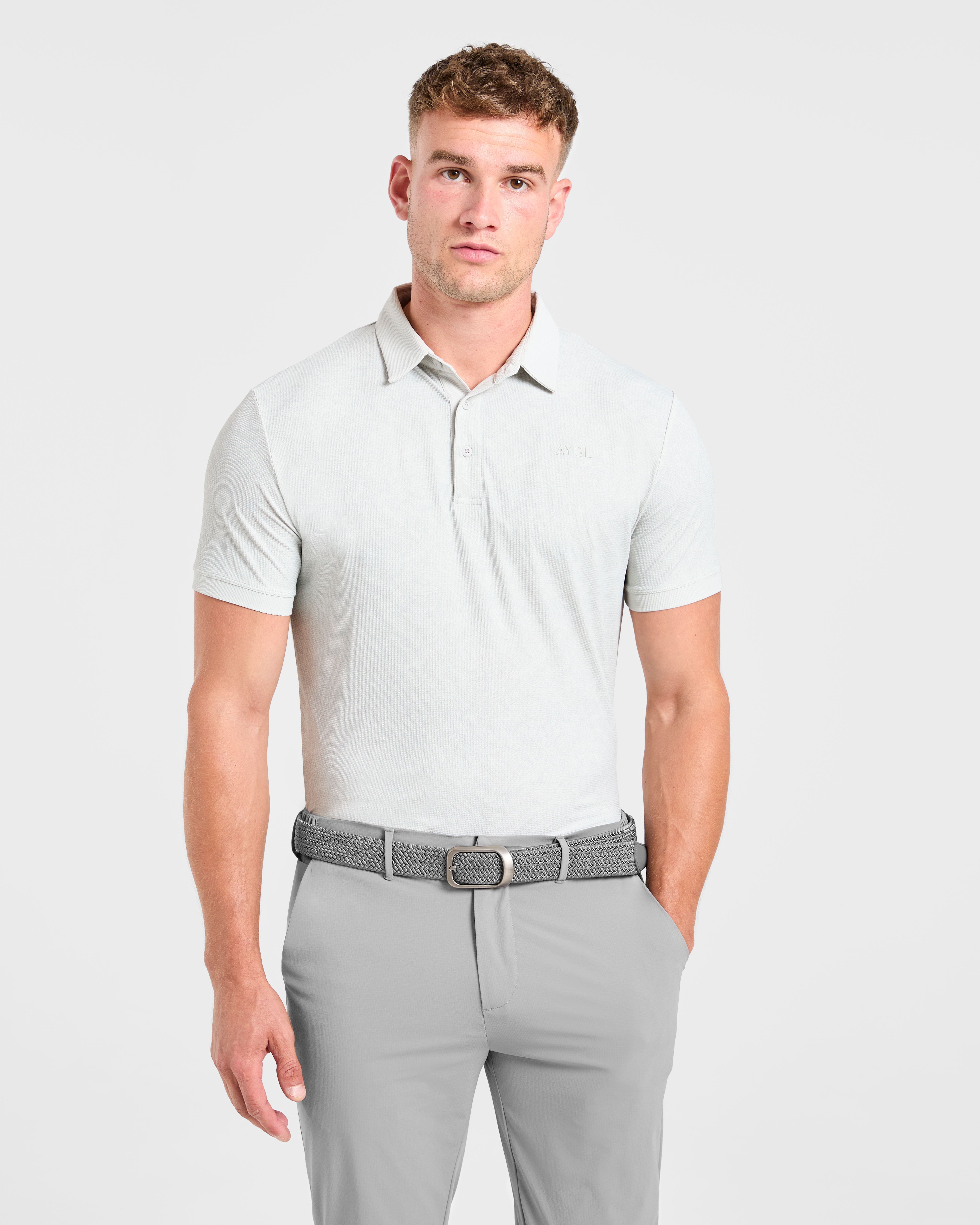 Precision Static Polo - Ice Grau