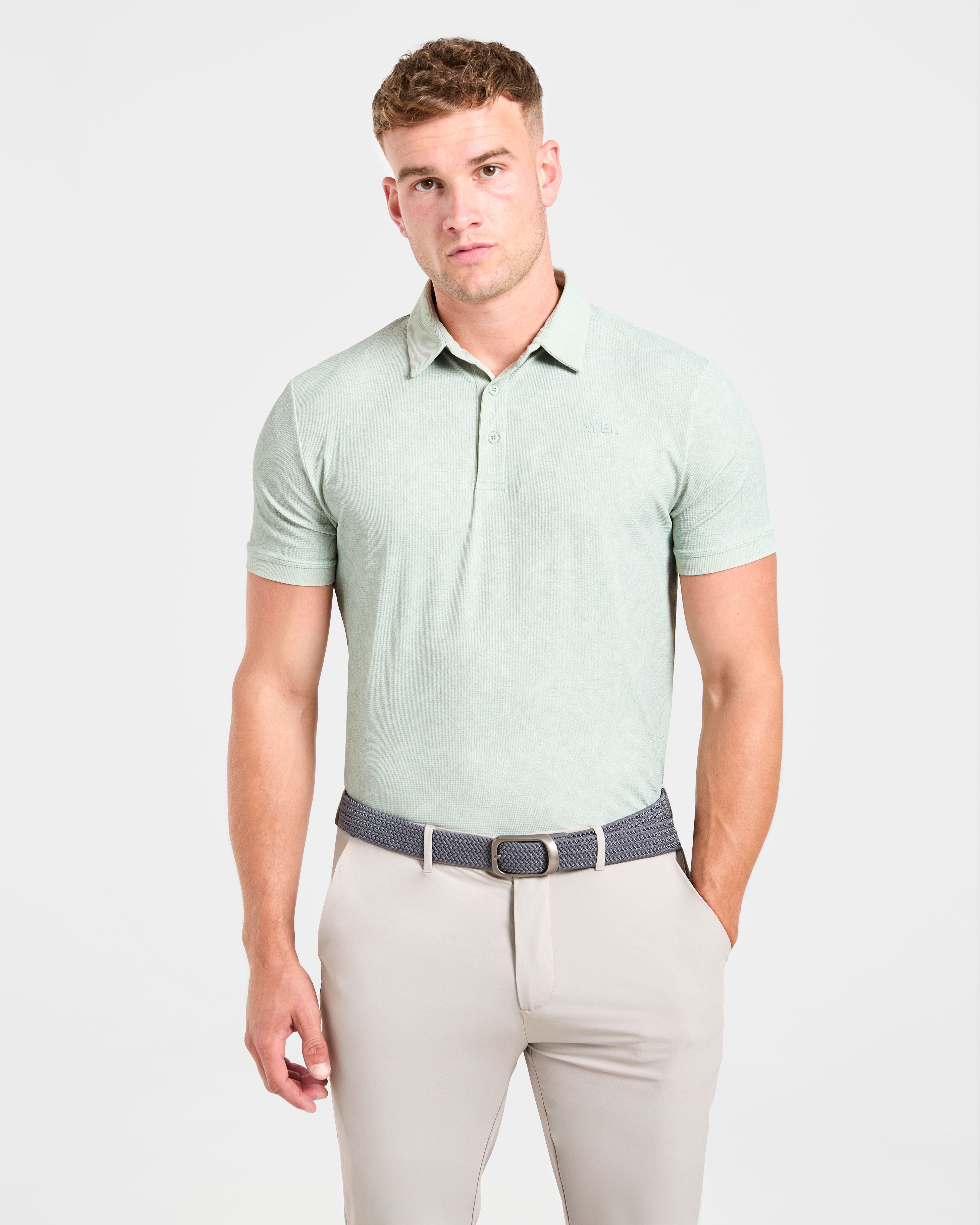 Precision Static Polo - Washed Sage