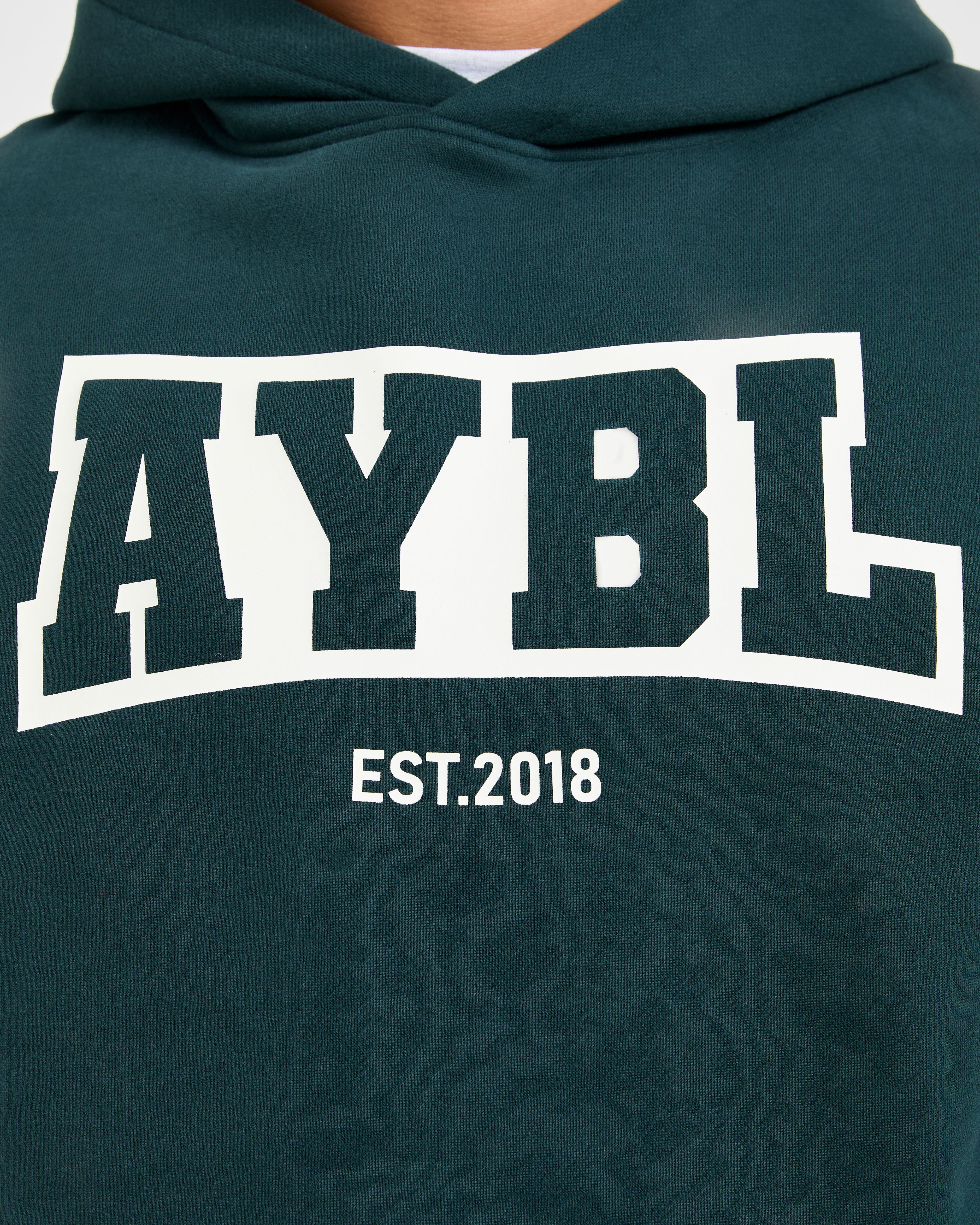 Academy Oversized Hoodie - Pine Grün