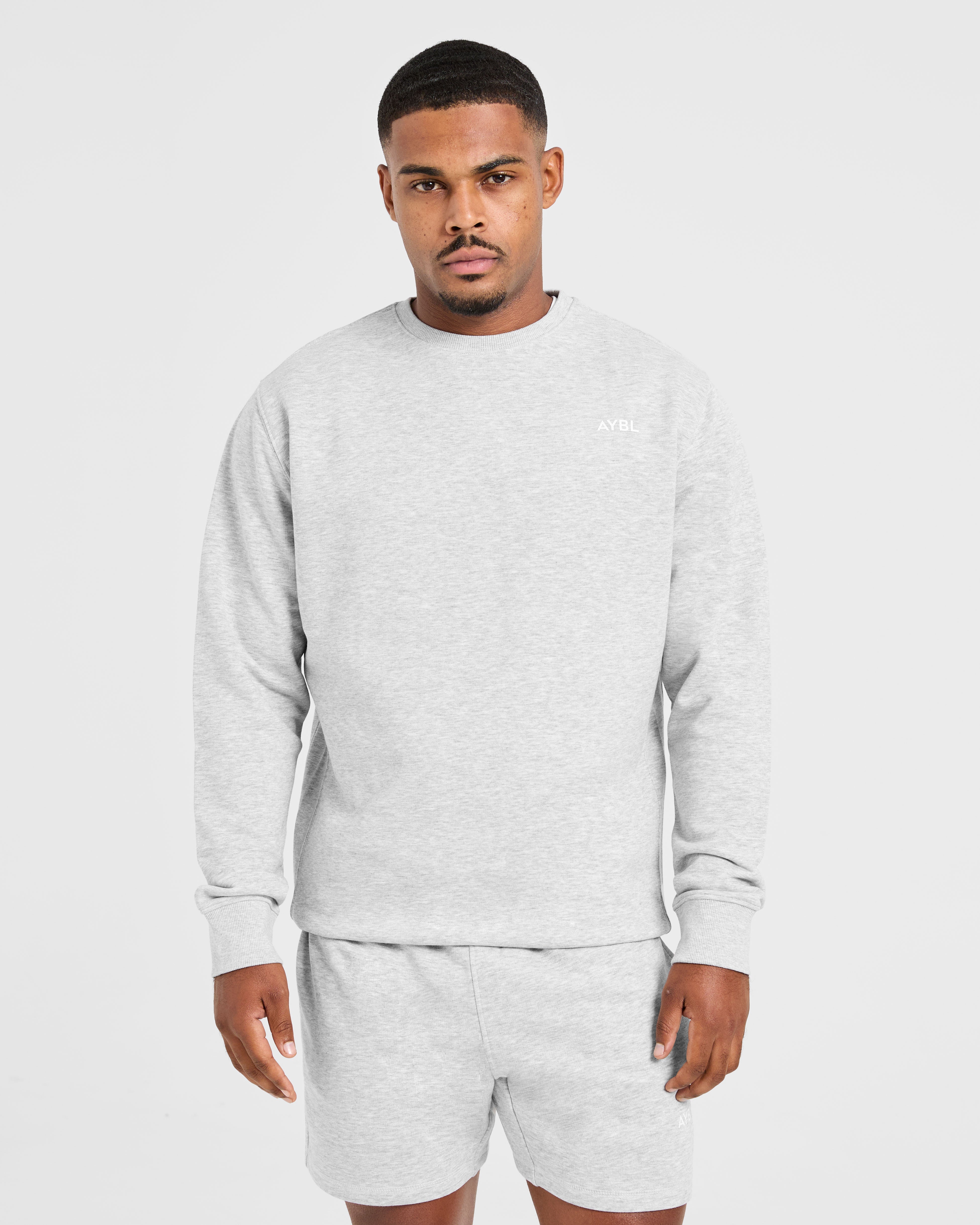 Essential Lightweight Sweater - Grau Marl