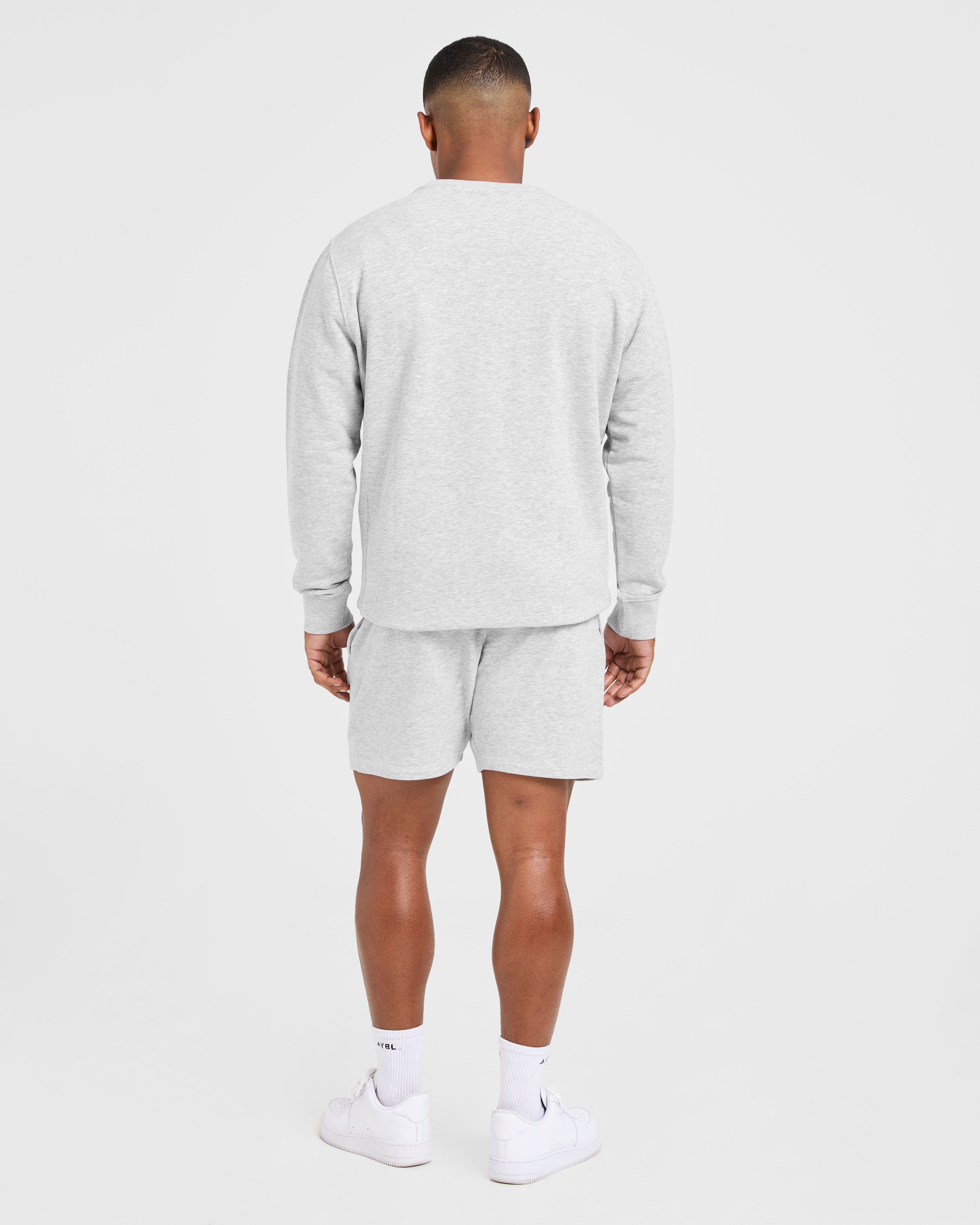 Essential Lightweight Sweater - Grau Marl